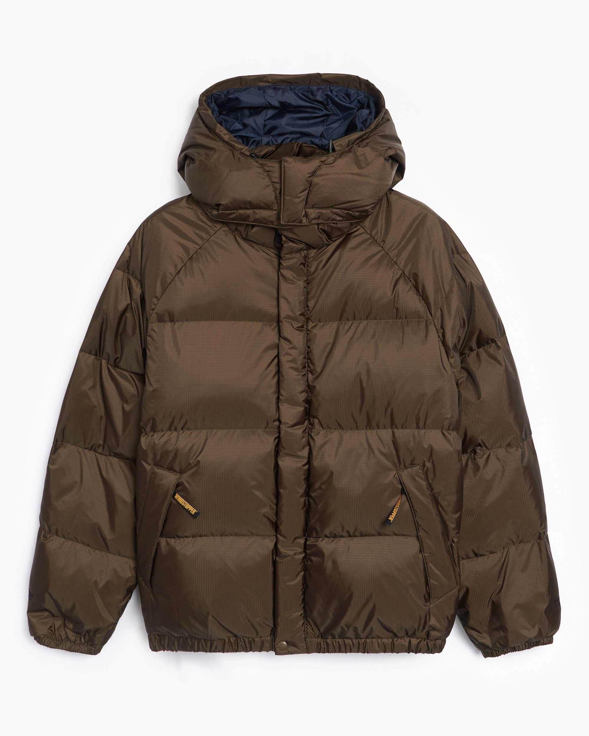 thisisneverthat Men s Gore Tex Windstopper Down Puffer Jacket Marron GT243GOWHS01 OLB FOOTDISTRICT