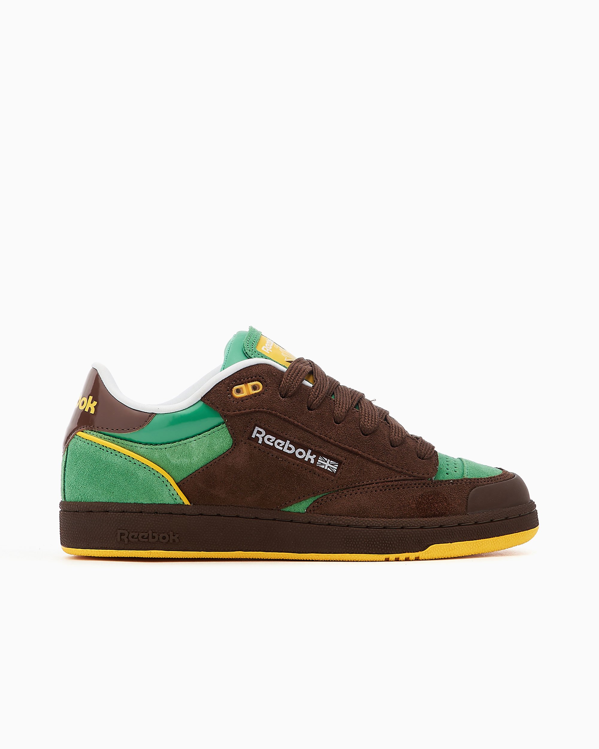 Reebok Club C Bulc Brown Green 100074178 FOOTDISTRICT