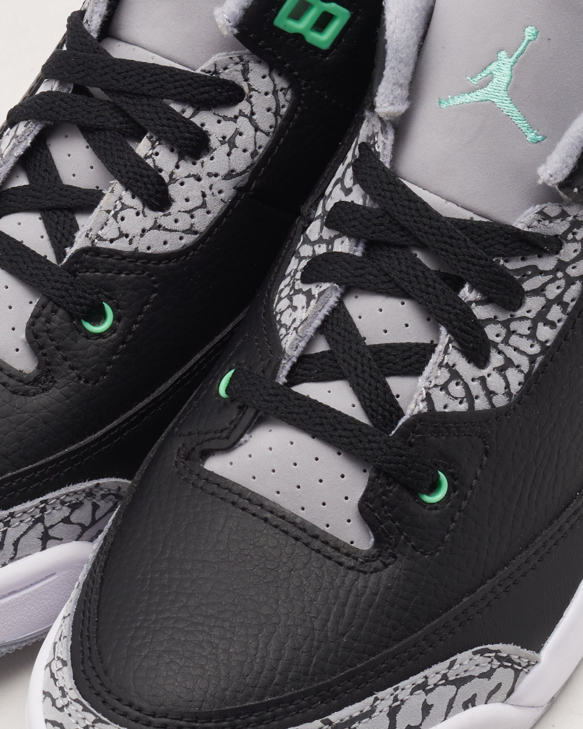 Jordan 3 gray and green online