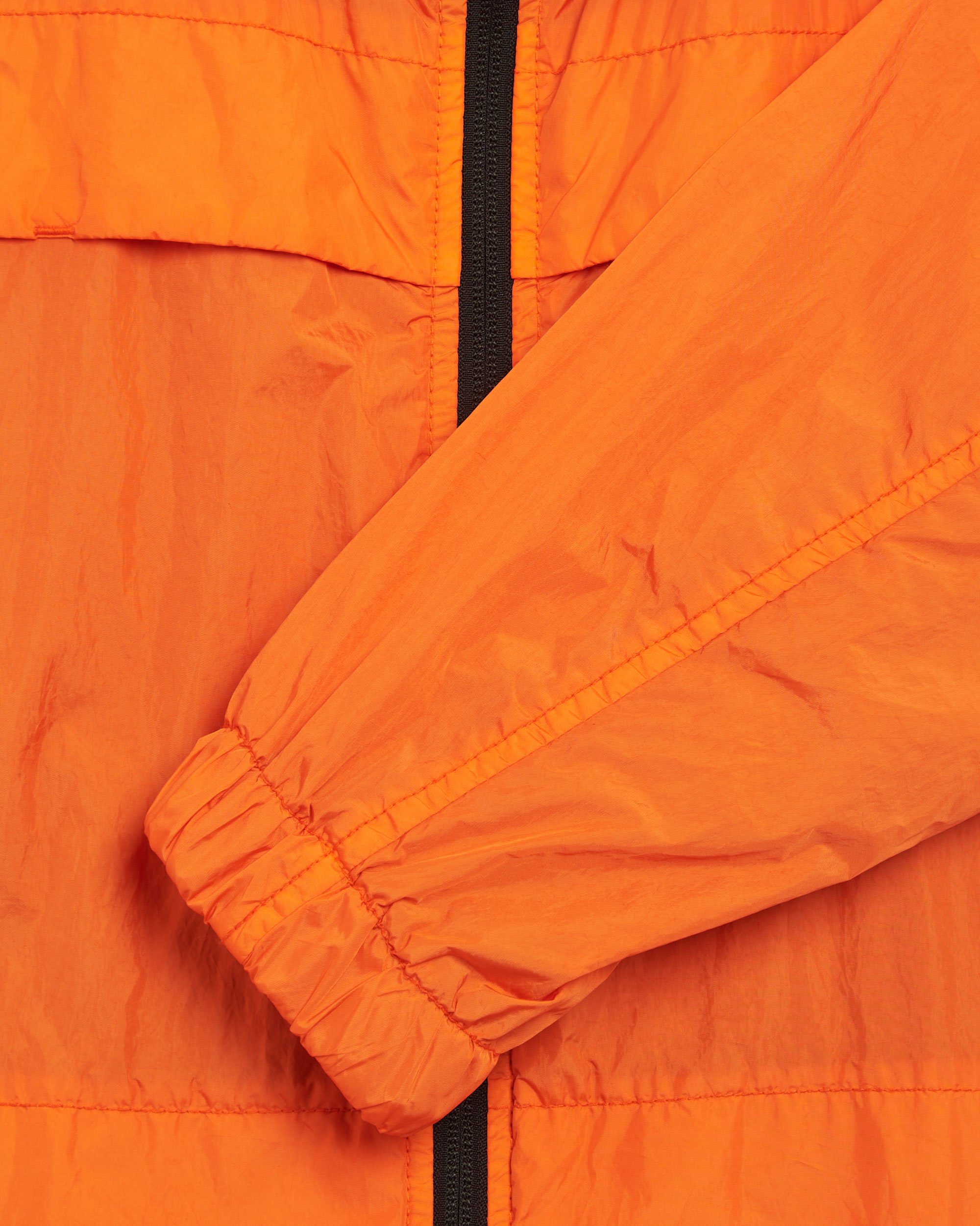 Stone Island Men's Hooded Windbreaker Jacket Orange Stone Island Men's Hooded Windbreaker Jacket Orange