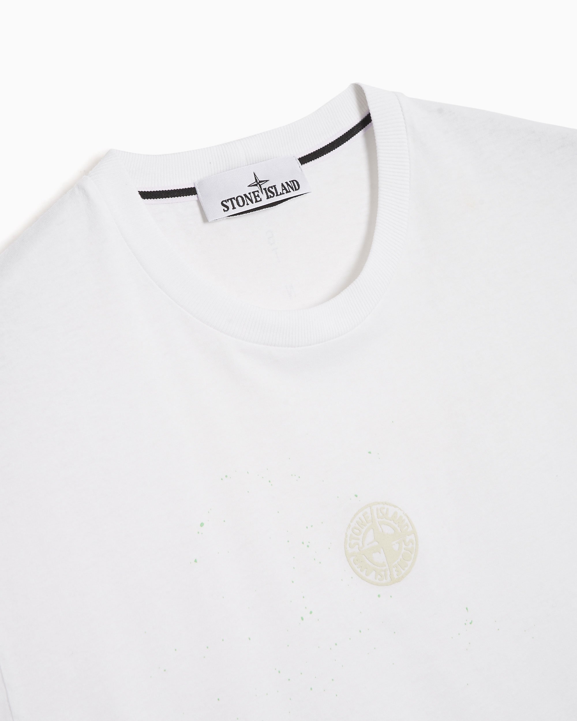 Stone island t shirt wit 2025