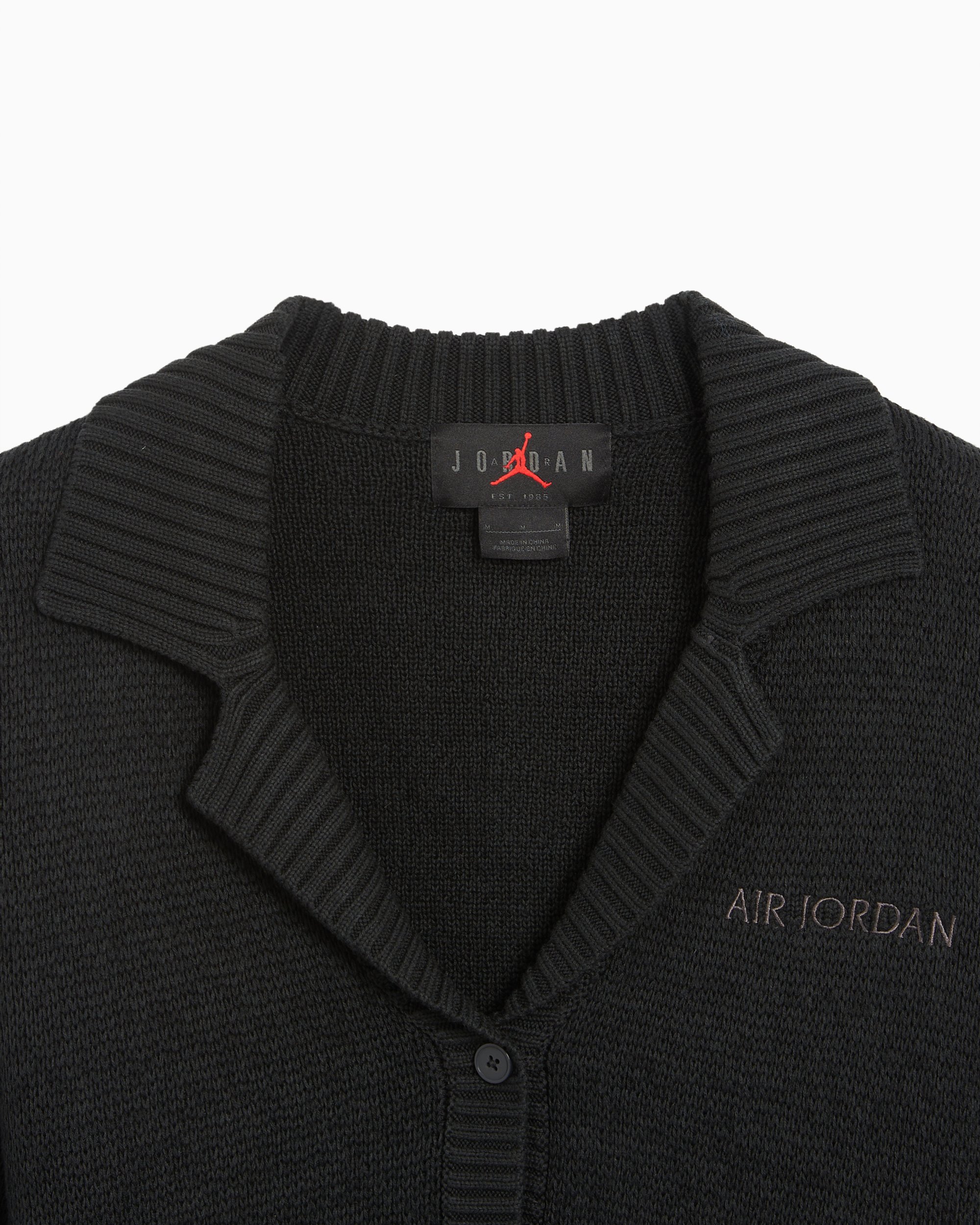 トップス JORDAN BRAND AS M J FLT HRTG CARDIGAN Jordan Flight Heritage Cardigan 'Phantom/Black'