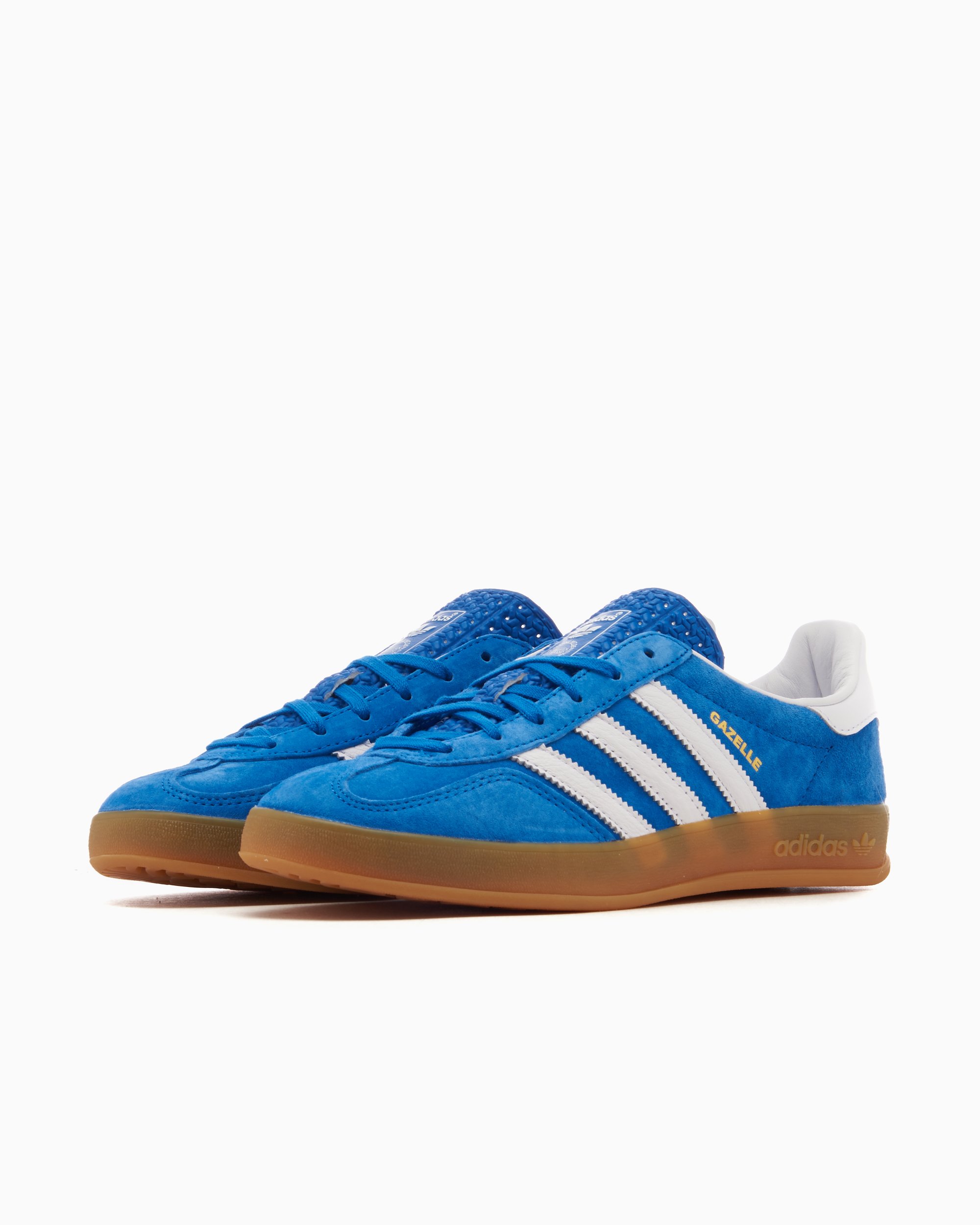 Tênis couro adidas originals shop gazelle azul