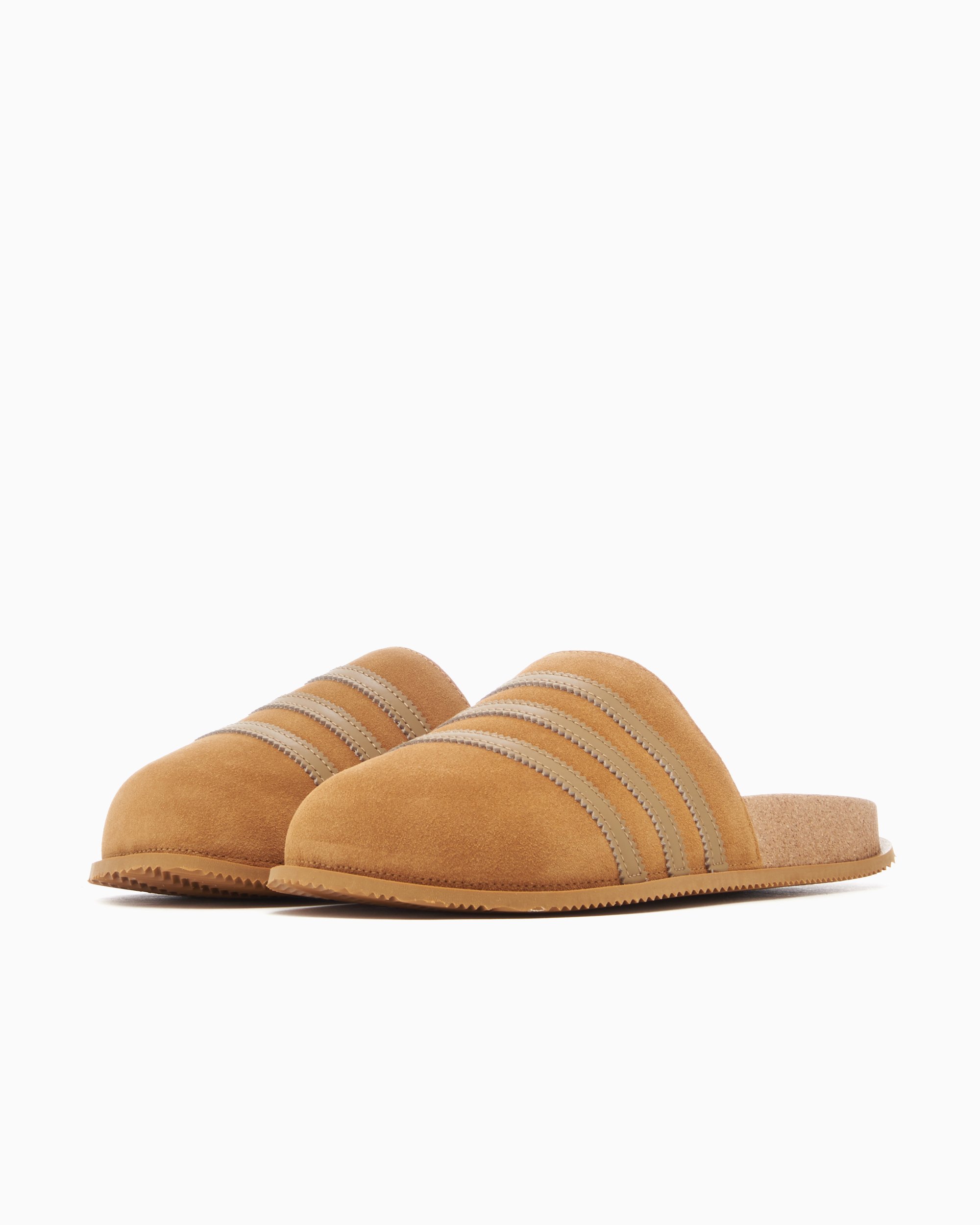 Adidas tan slides store