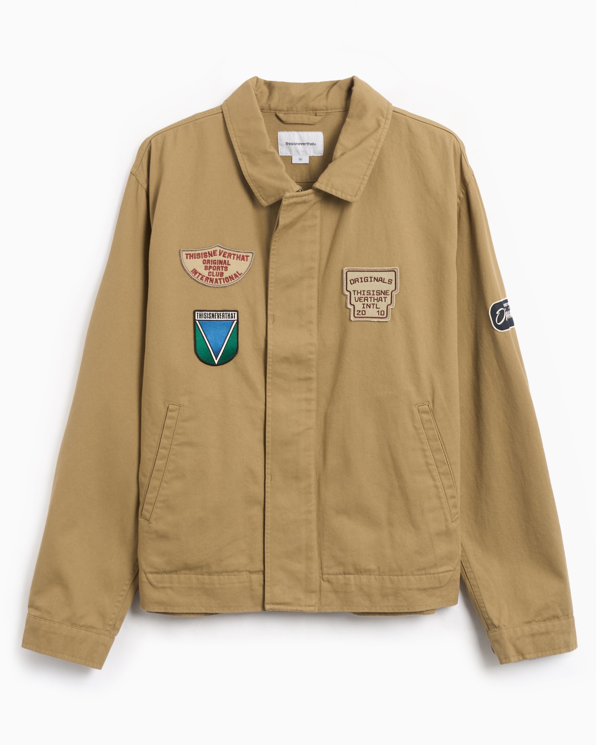 thisisneverthat® Souvenir Men's Jacket Beige TN243WOWLS03