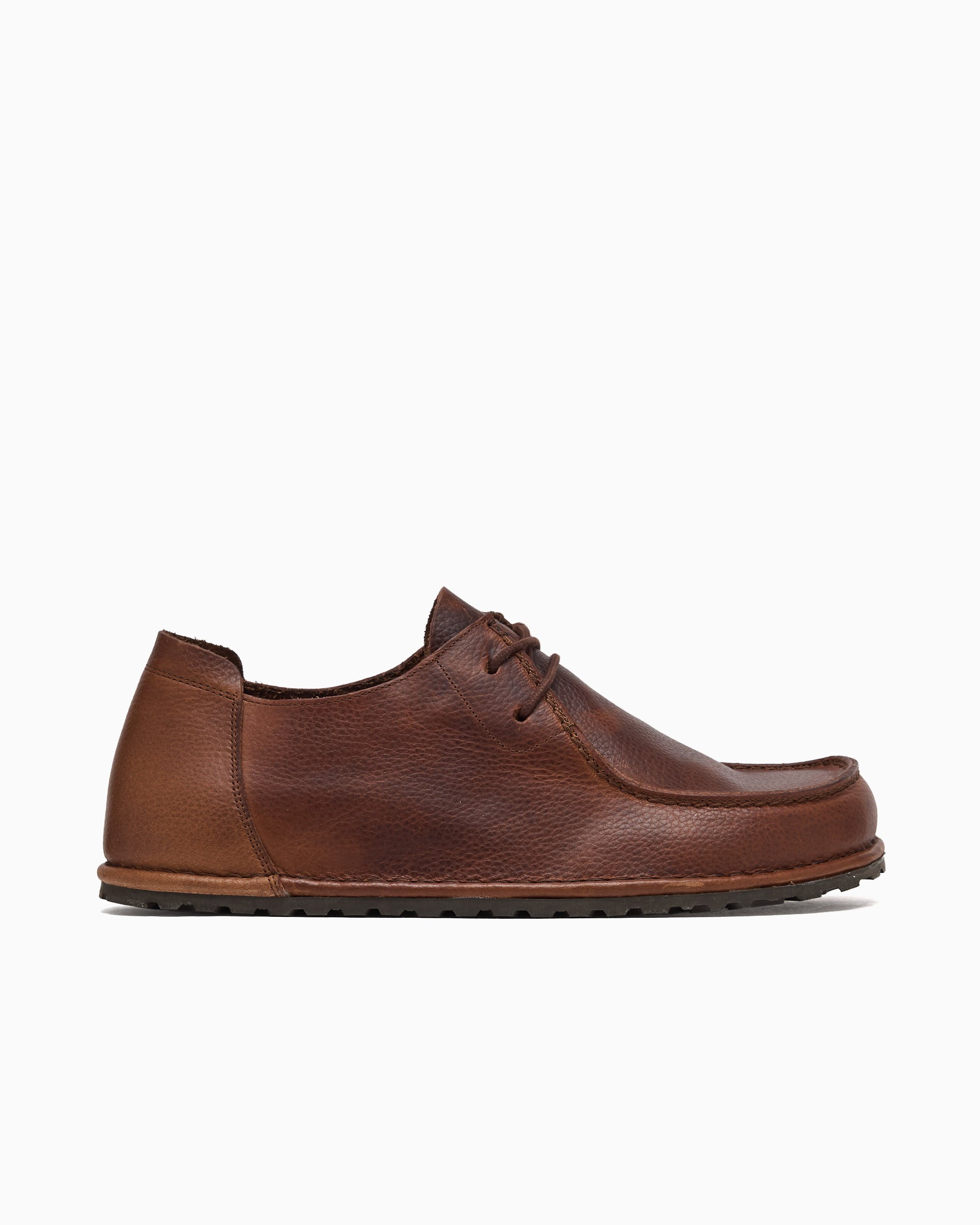 BIRKENSTOCK Utti Lace Natural Leather Unisex Shoes Brown