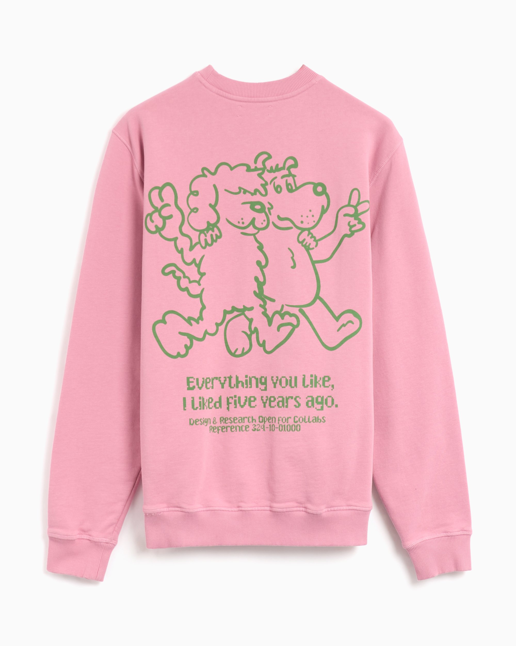 Edmmond Studios Design Research Men s Sweatshirt Pink 324 40 09300 FOOTDISTRICT