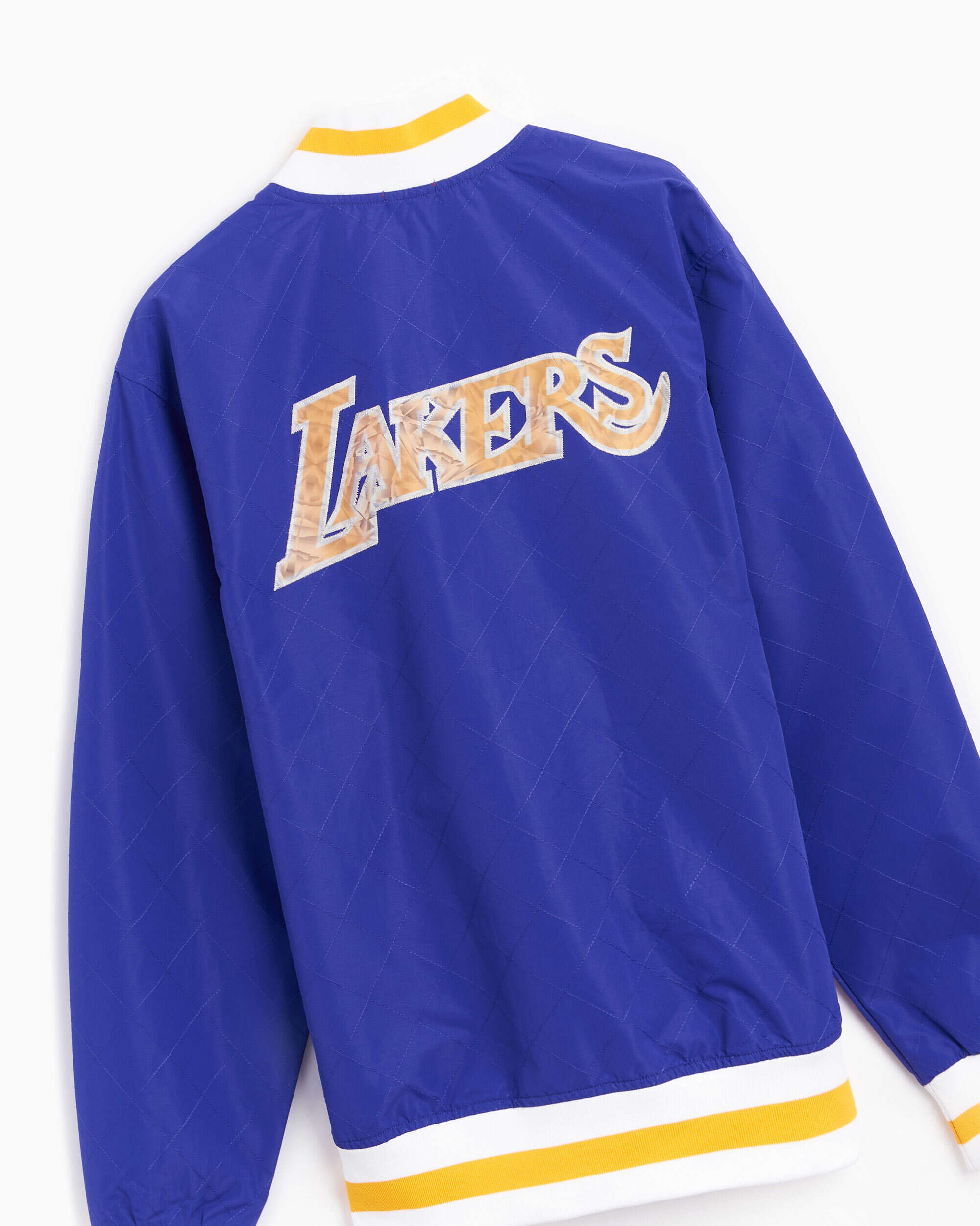 Mitchell and ness lakers warm sale up jacket