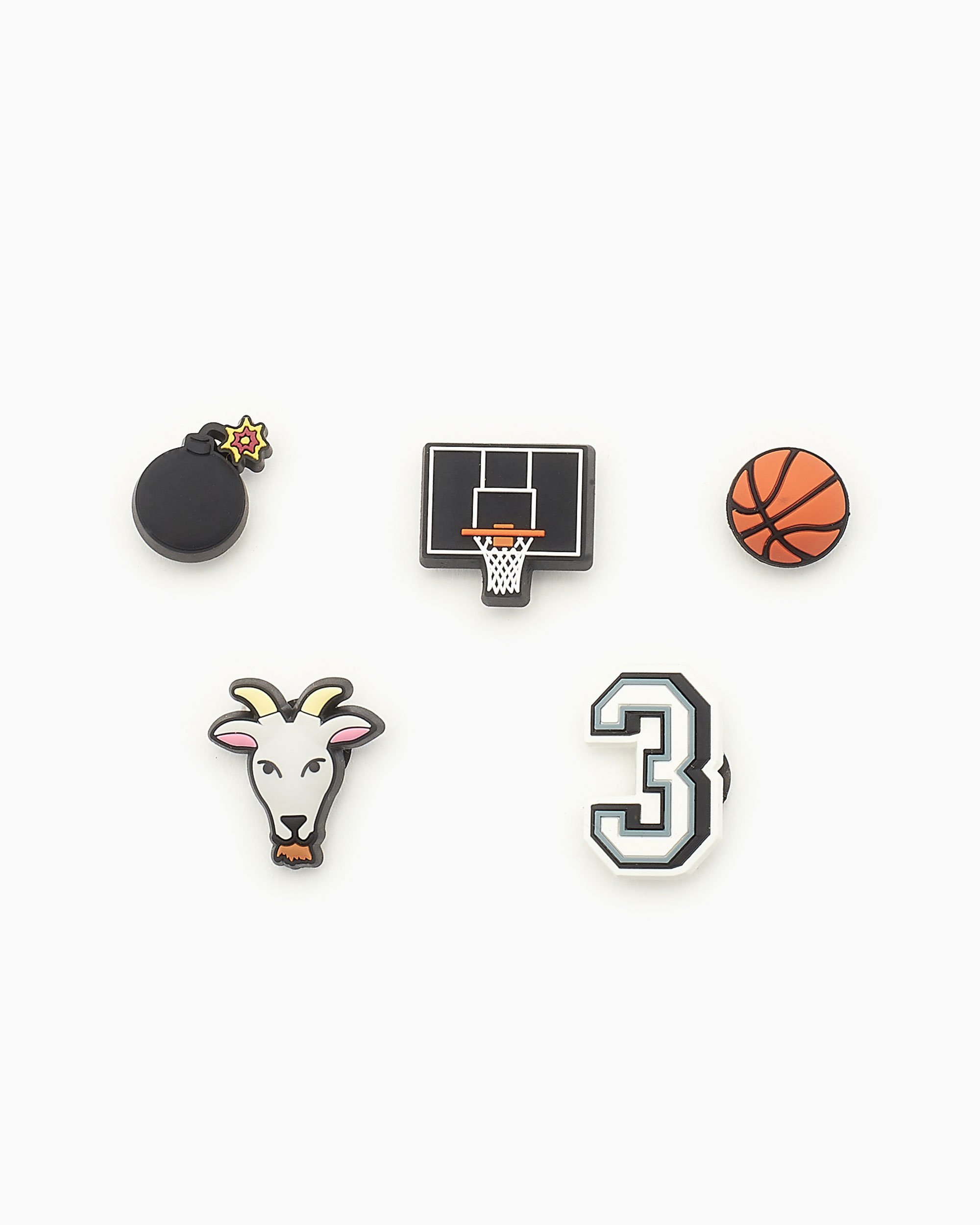 Crocs Basketball Star Jibbitz Charms 5 Pack Multi 10009750 Buy