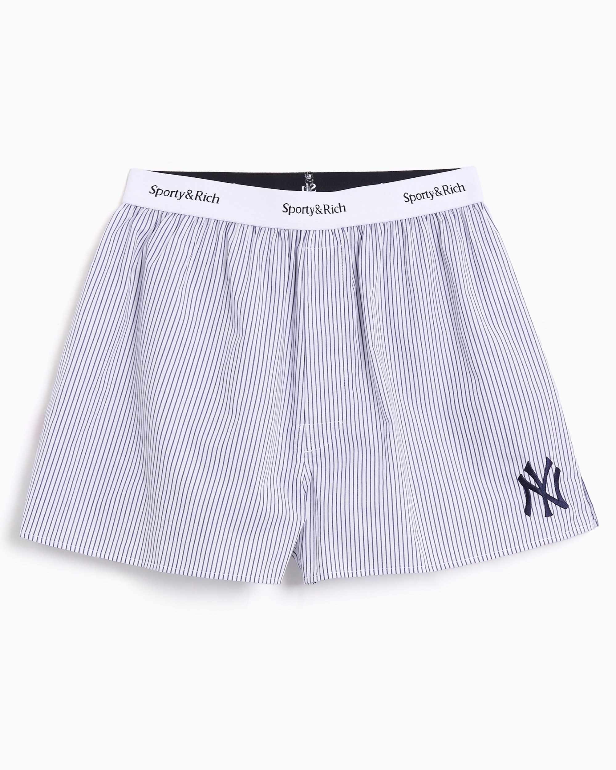 Sporty & Rich x 47 Brand Yankees Serif Boxer Unisex Shorts