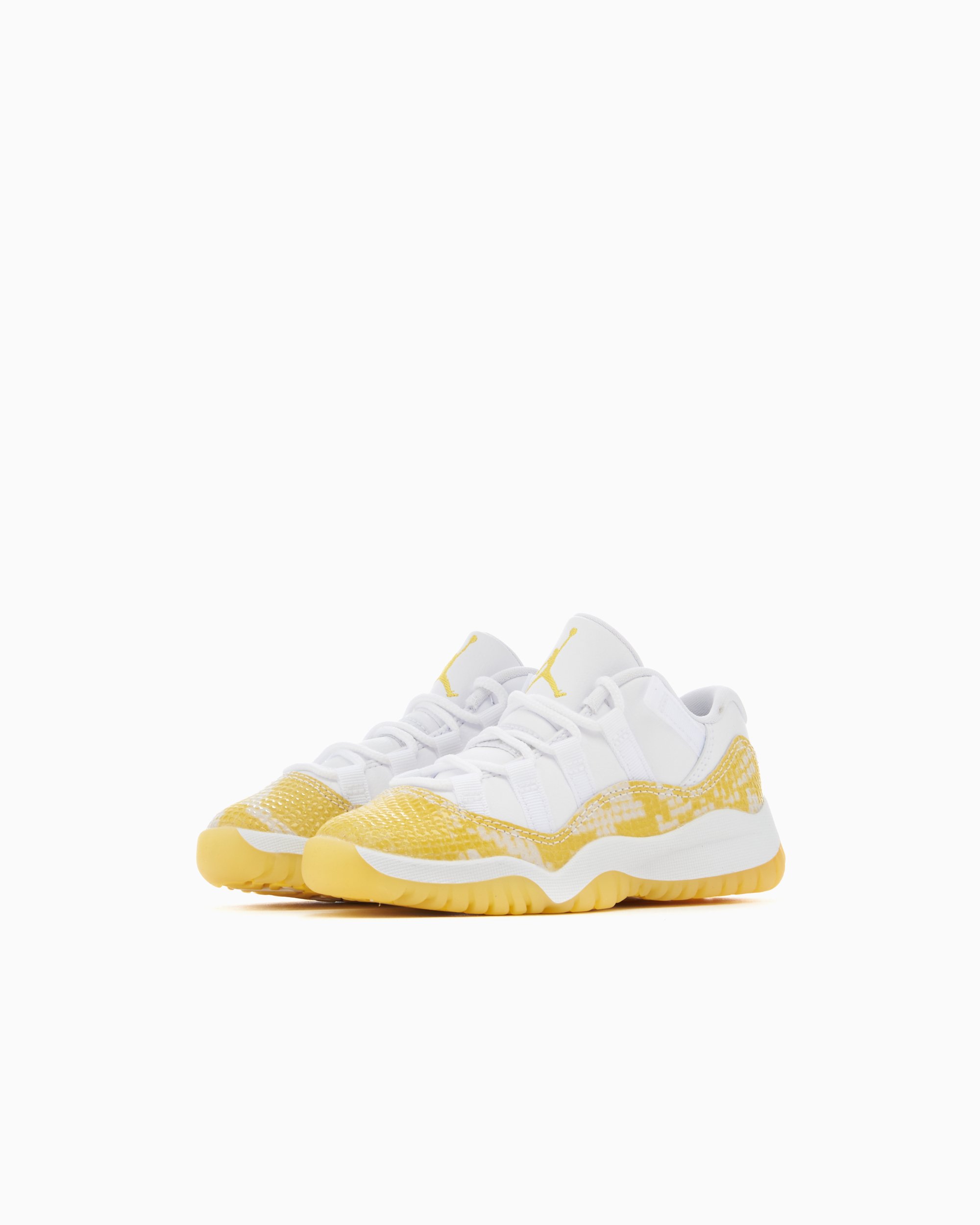 Air Jordan 11 Retro Low Yellow Snakeskin PS Gelb 580522 107 FOOTDISTRICT