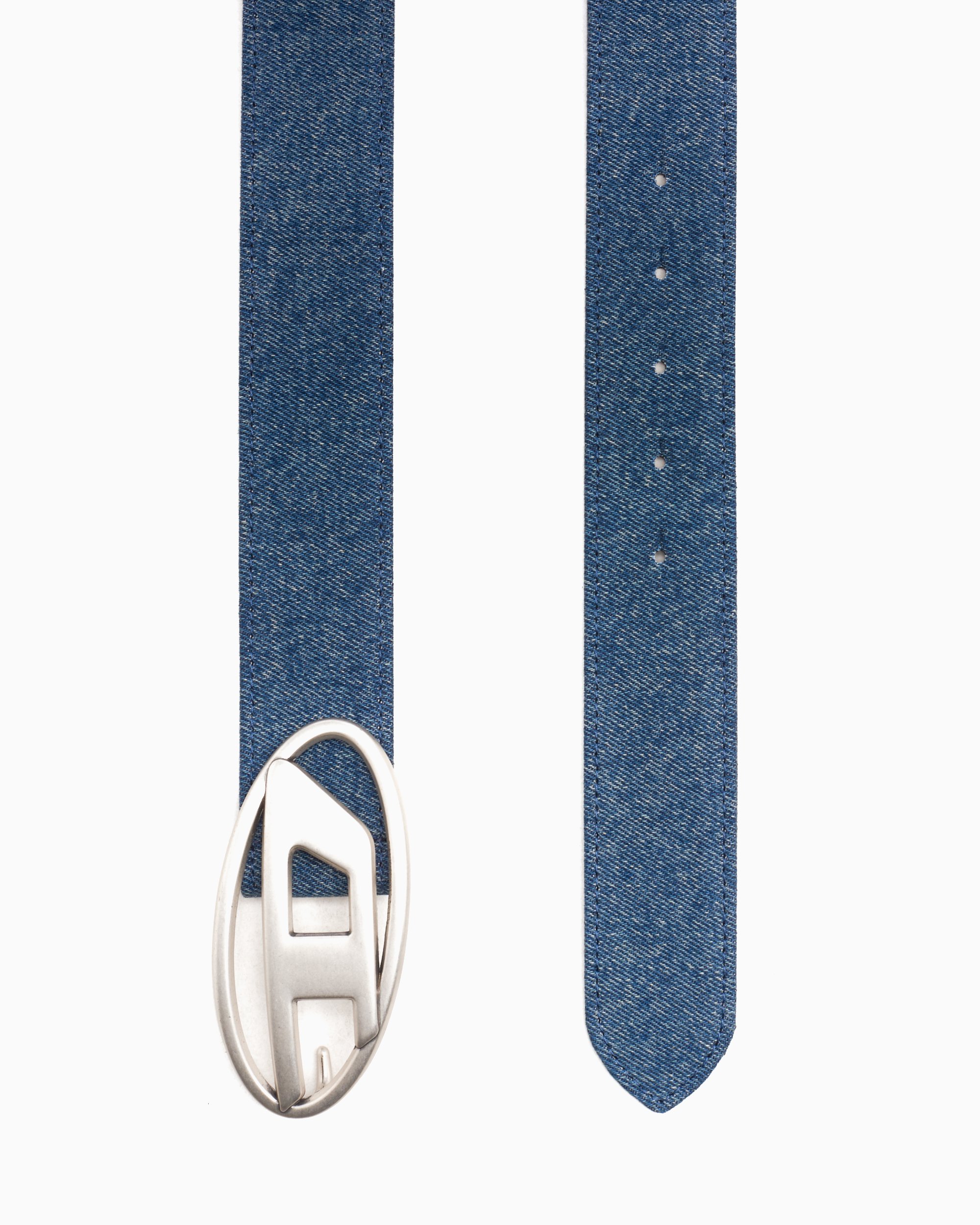 Diesel Oval D Logo B-1DR W Belt Blue X08727-PR413-H3843
