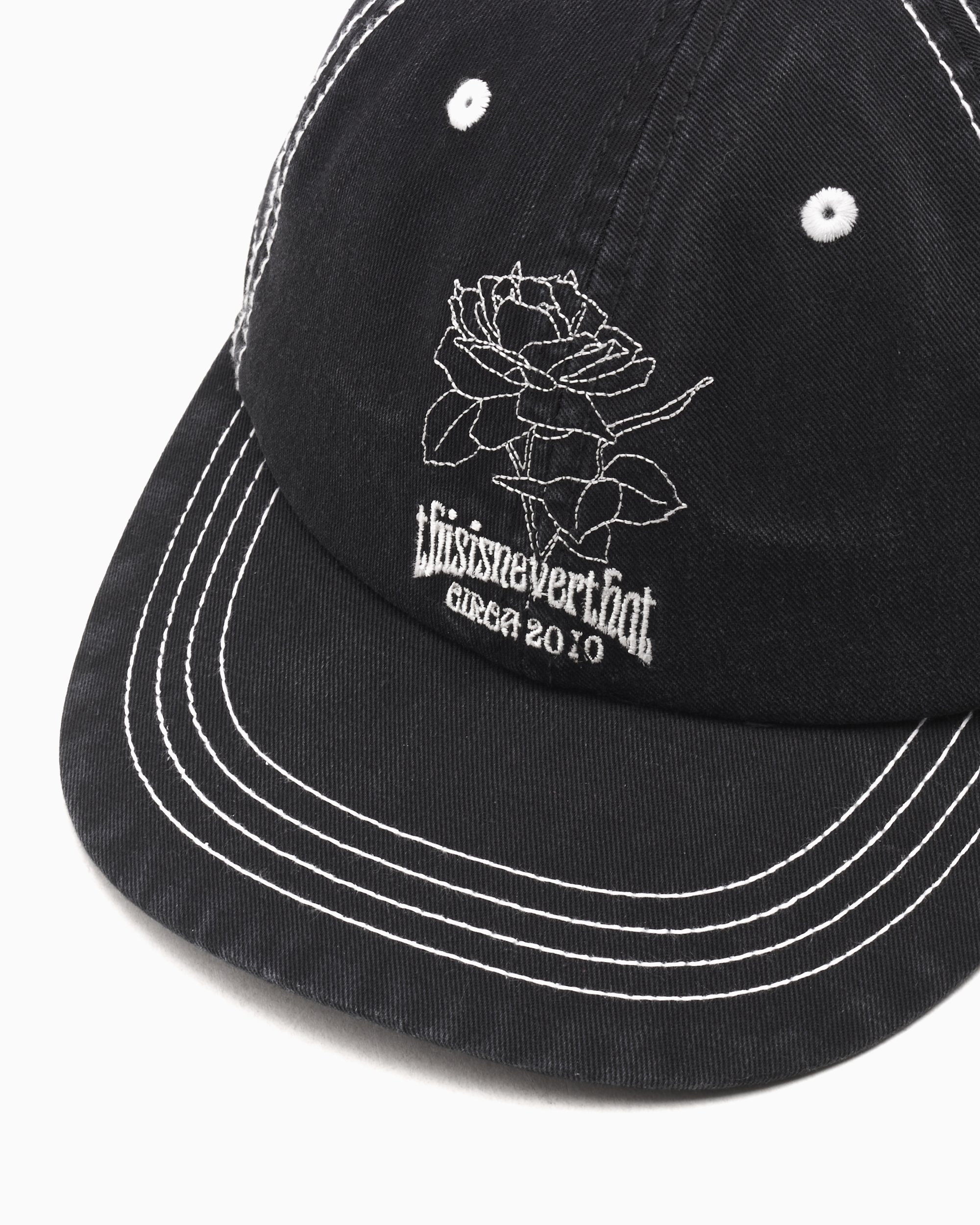 Double Stitch Onyx Cap - thisisneverthat®