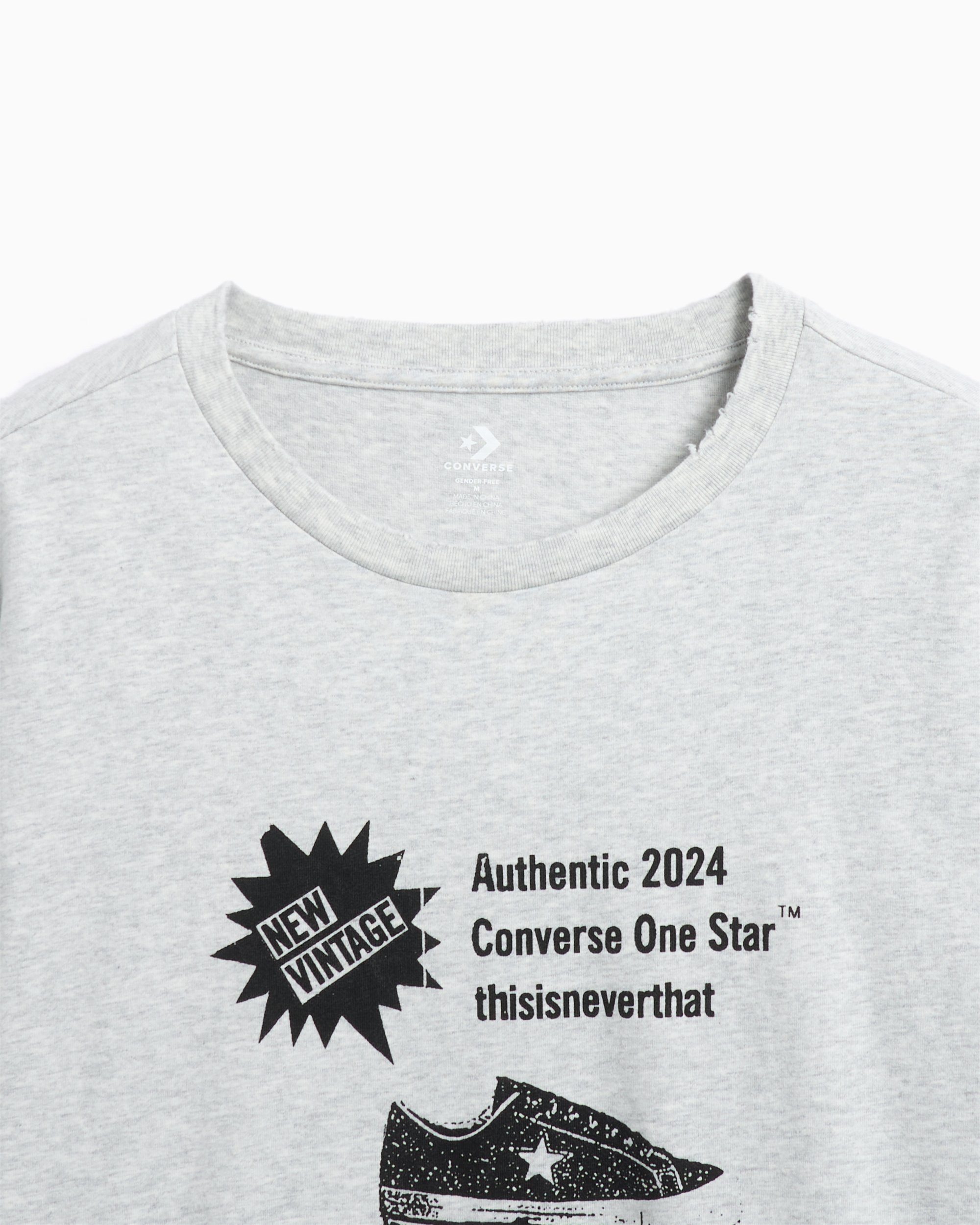 Converse x thisisneverthat One Star Men s T Shirt Gray 10027834 022 FOOTDISTRICT