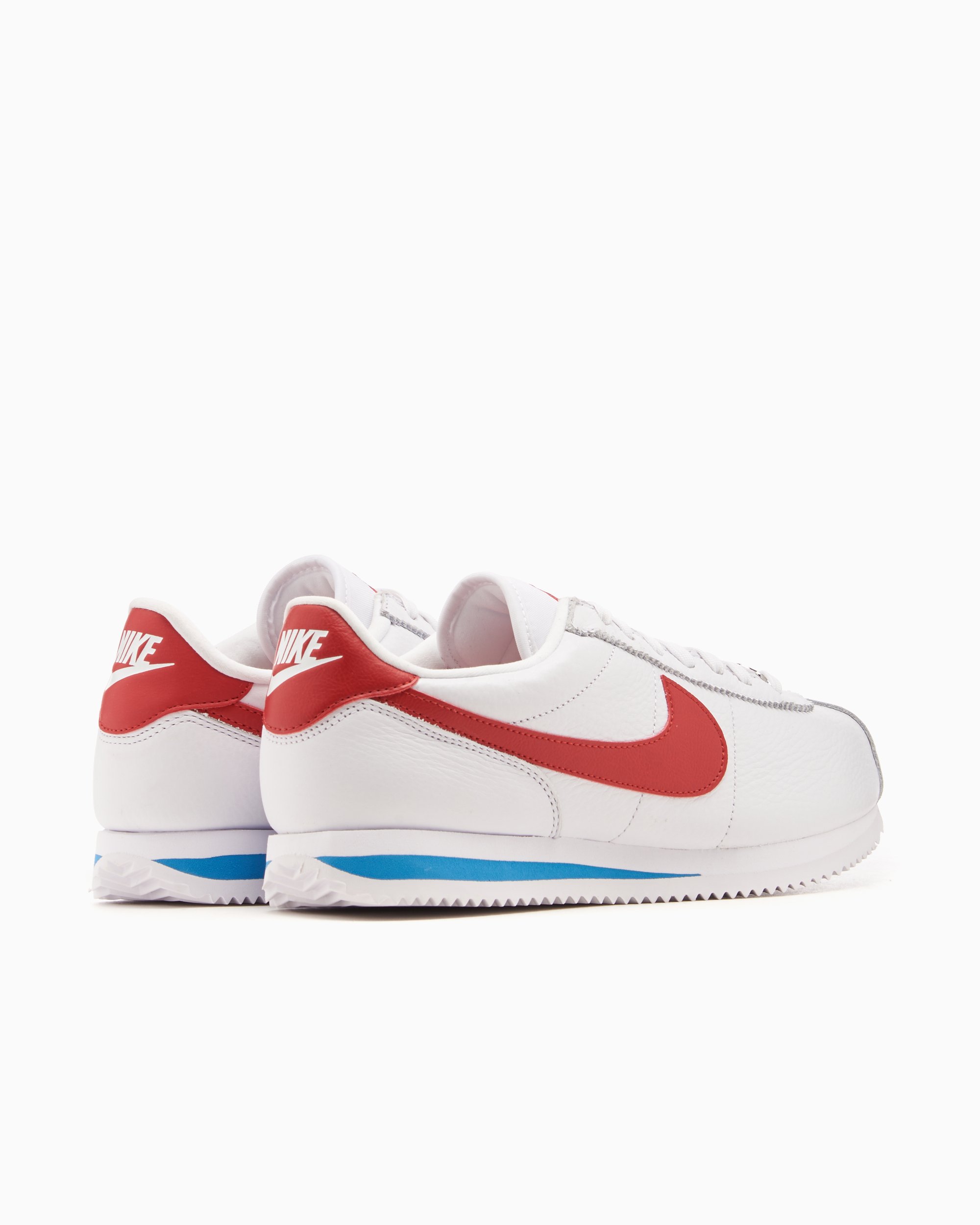 White blue and red nike cortez hot sale