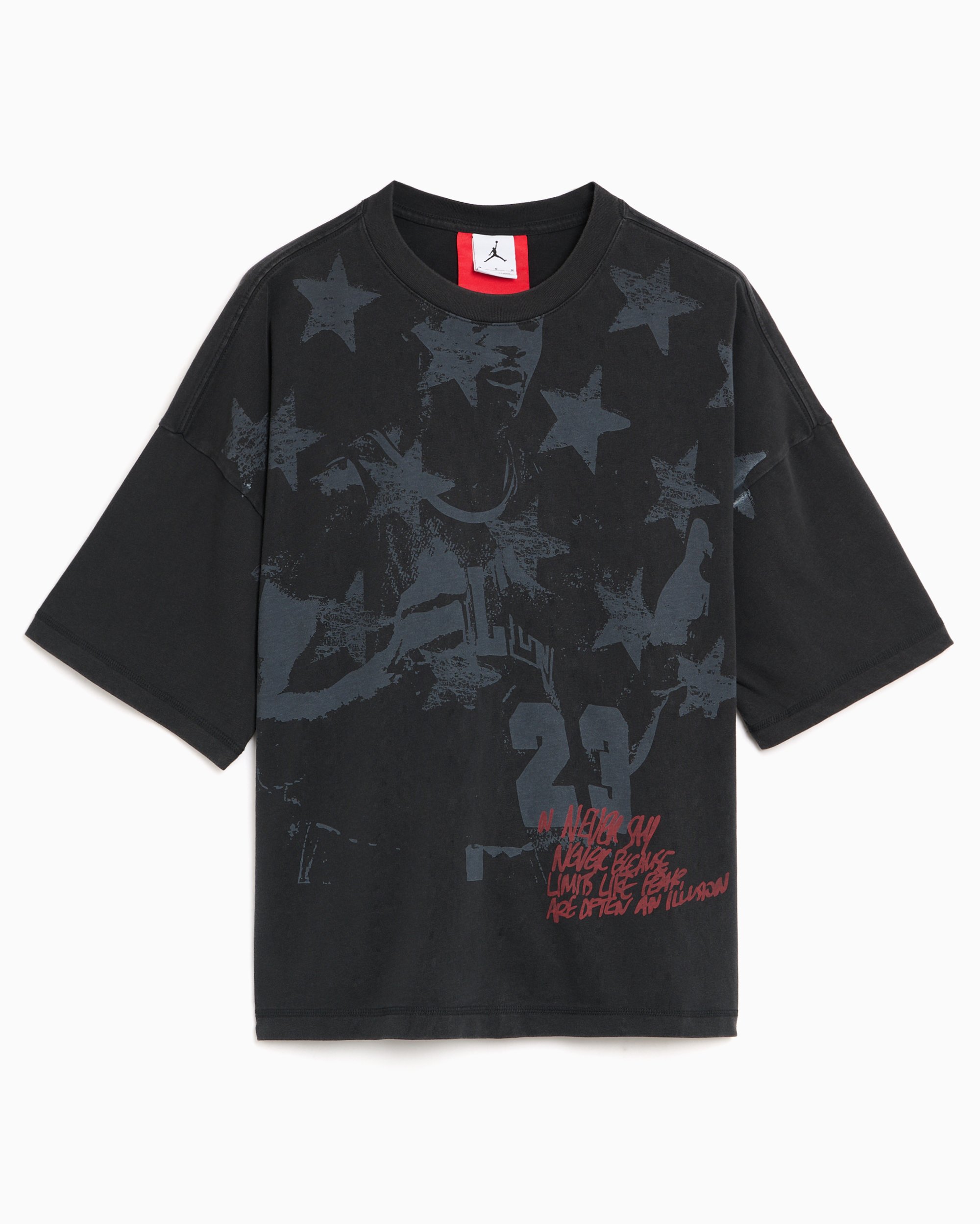 Jordan IN1HOUSE Michael Jordan Star Boxy Men's T-Shirt Black