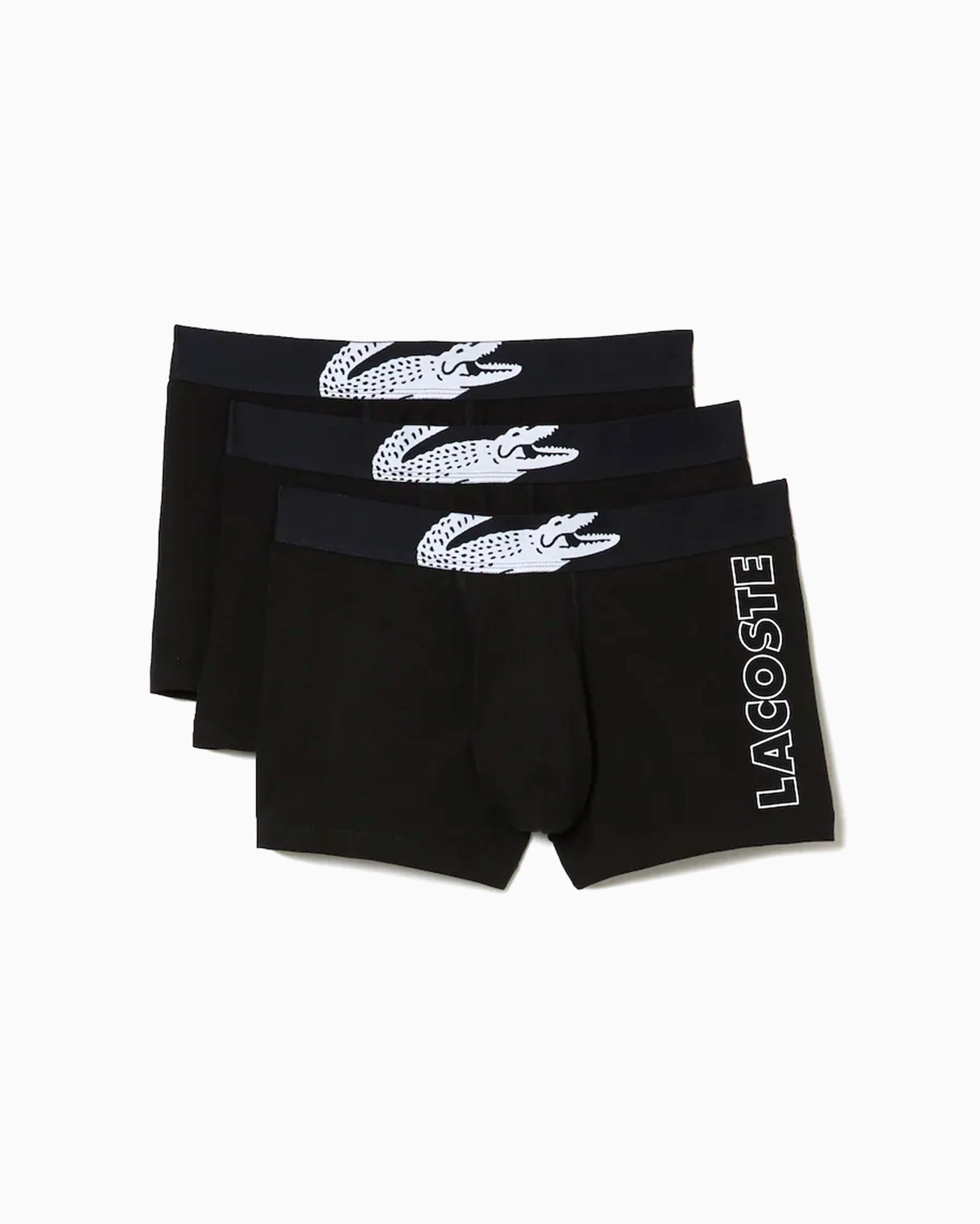 Lacoste Live Boxer Courts (3 Pack) Black 5H3401-00-HY0
