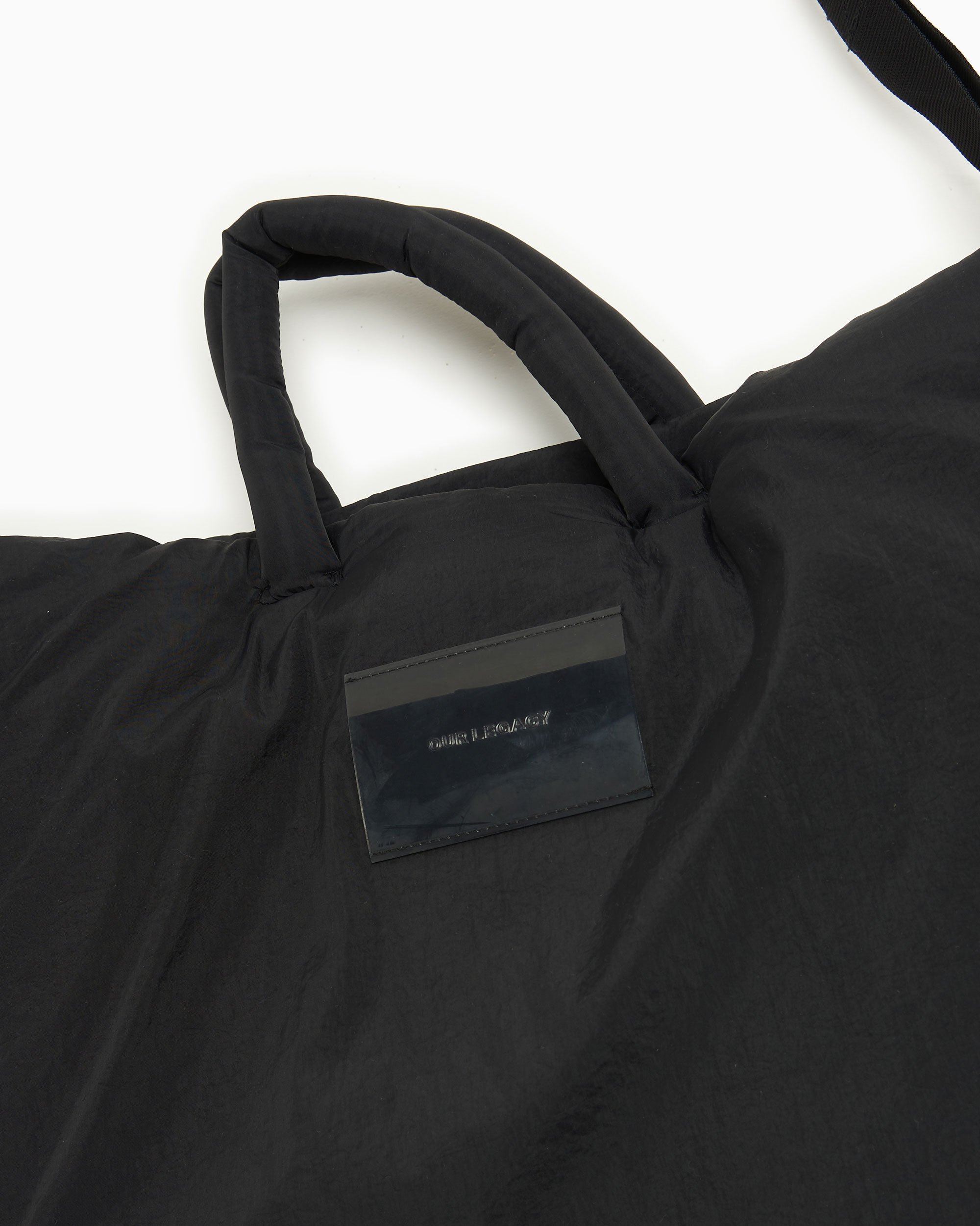 Our Legacy Big Pillow Unisex Tote Bag Black A2238BBS| FOOTDISTRICT
