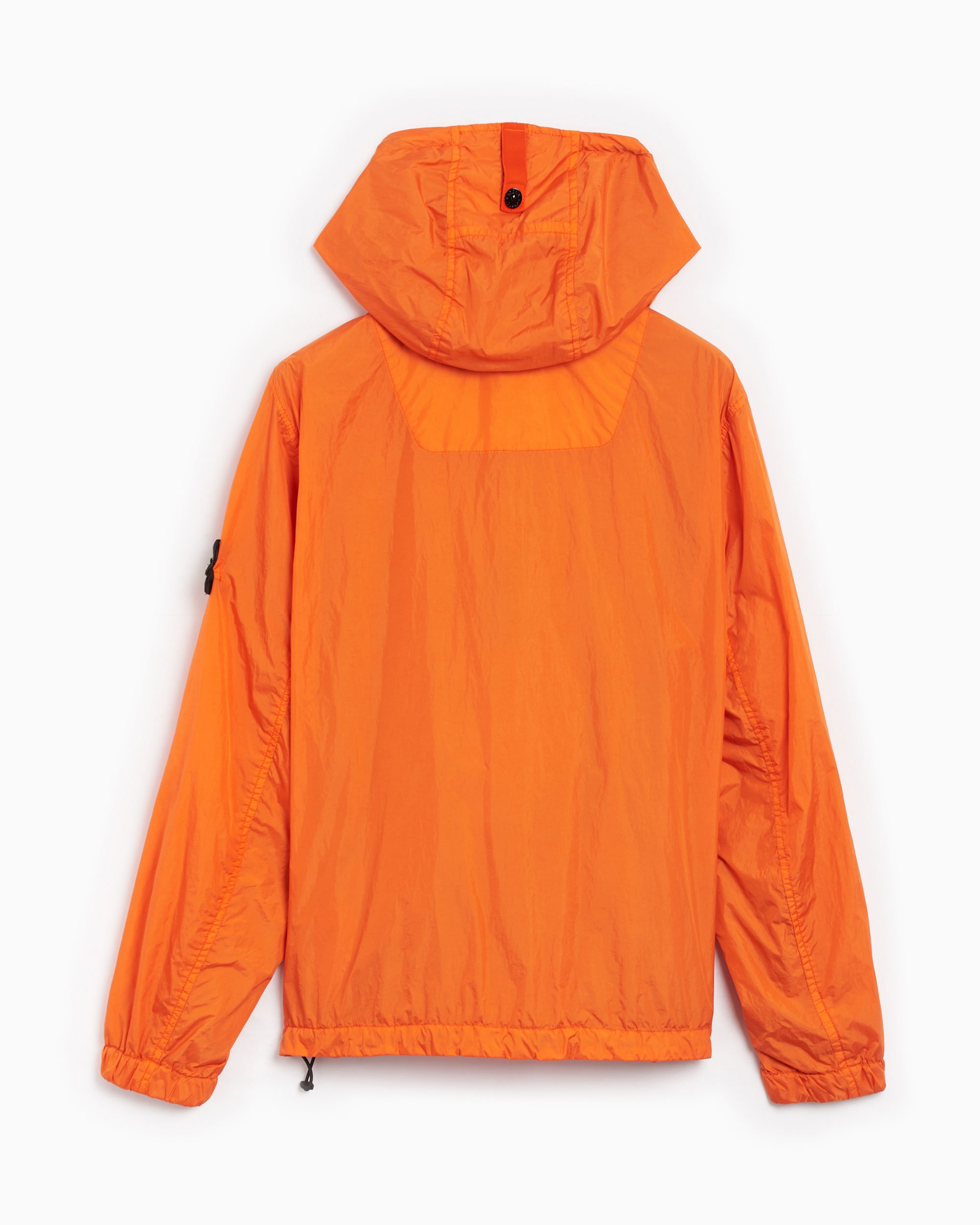 Stone Island Men's Hooded Windbreaker Jacket Naranja 801540922 