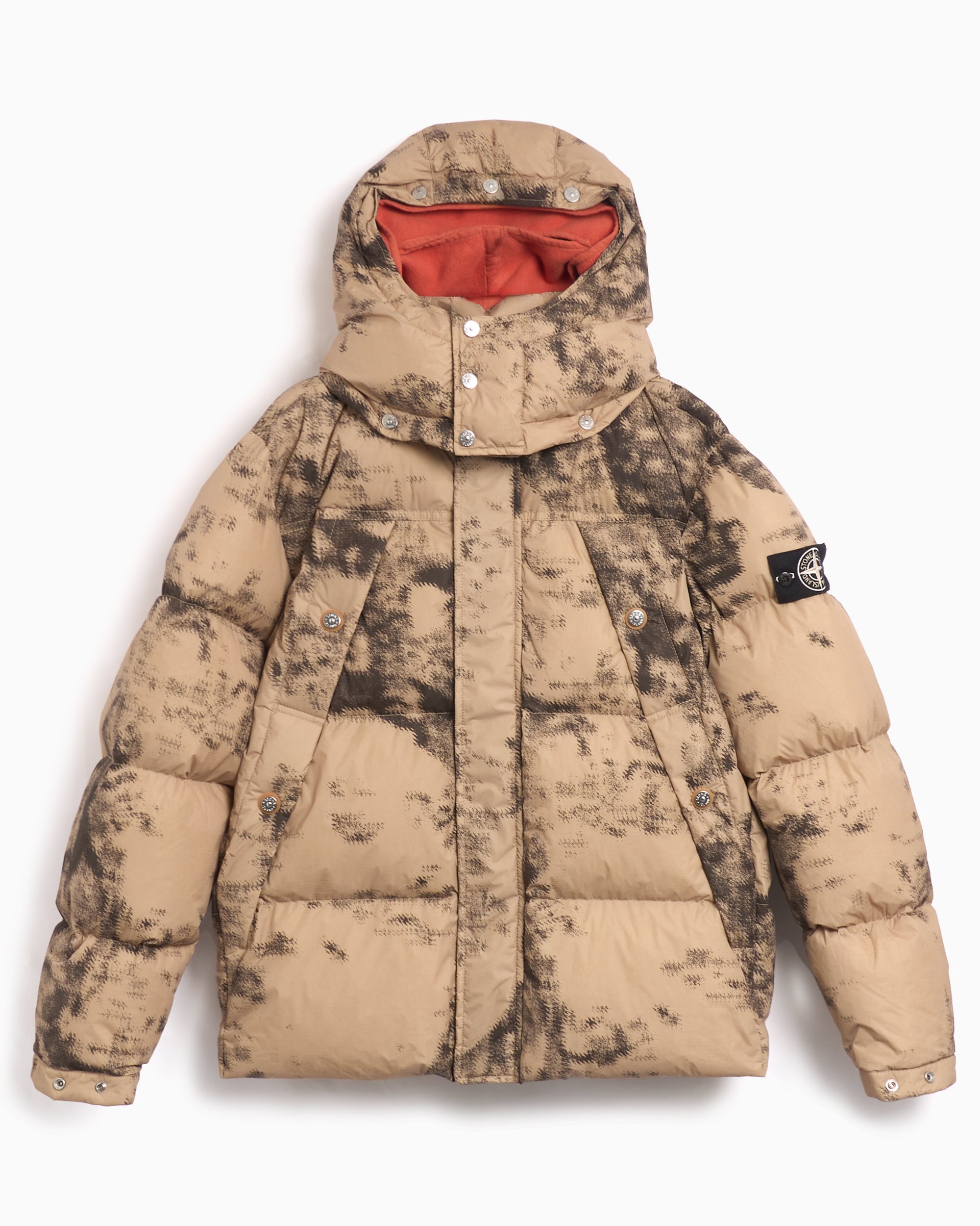 Stone Island Men's Down Jacket Beige 8115462E1-V0092 | FOOTDISTRICT