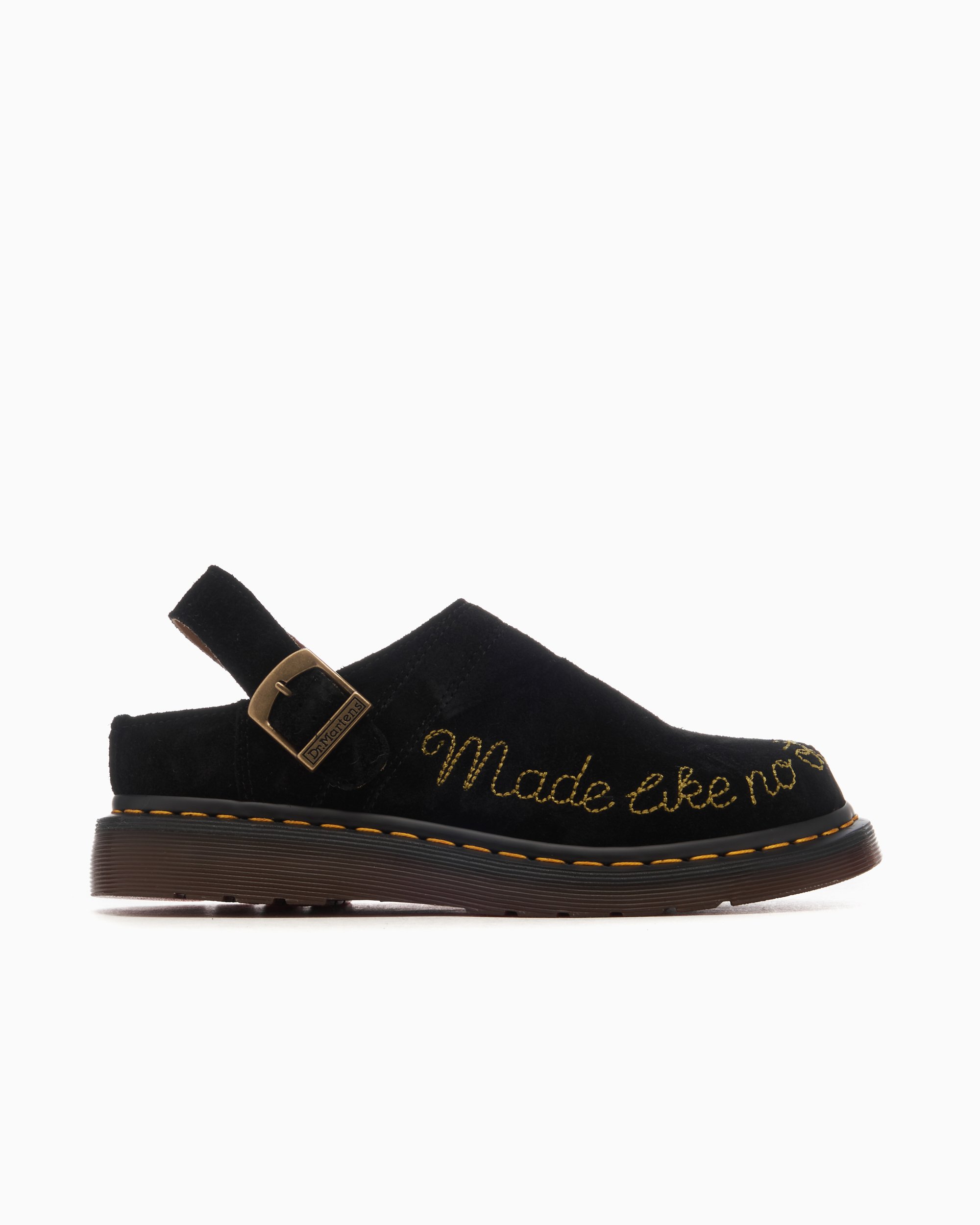 Dr. Martens Isham Suede Mule Zwart 31092001 Shop Online bij