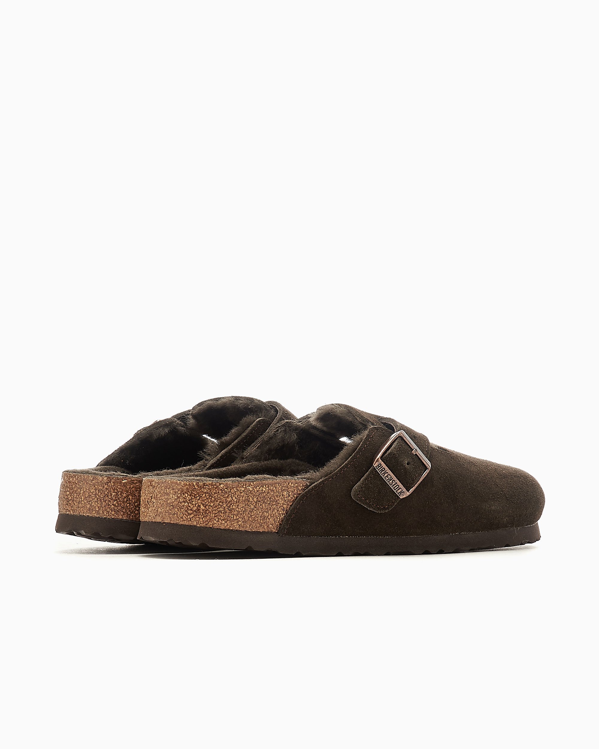 BIRKENSTOCK Boston Shearling VL Narrow Brown 1020529