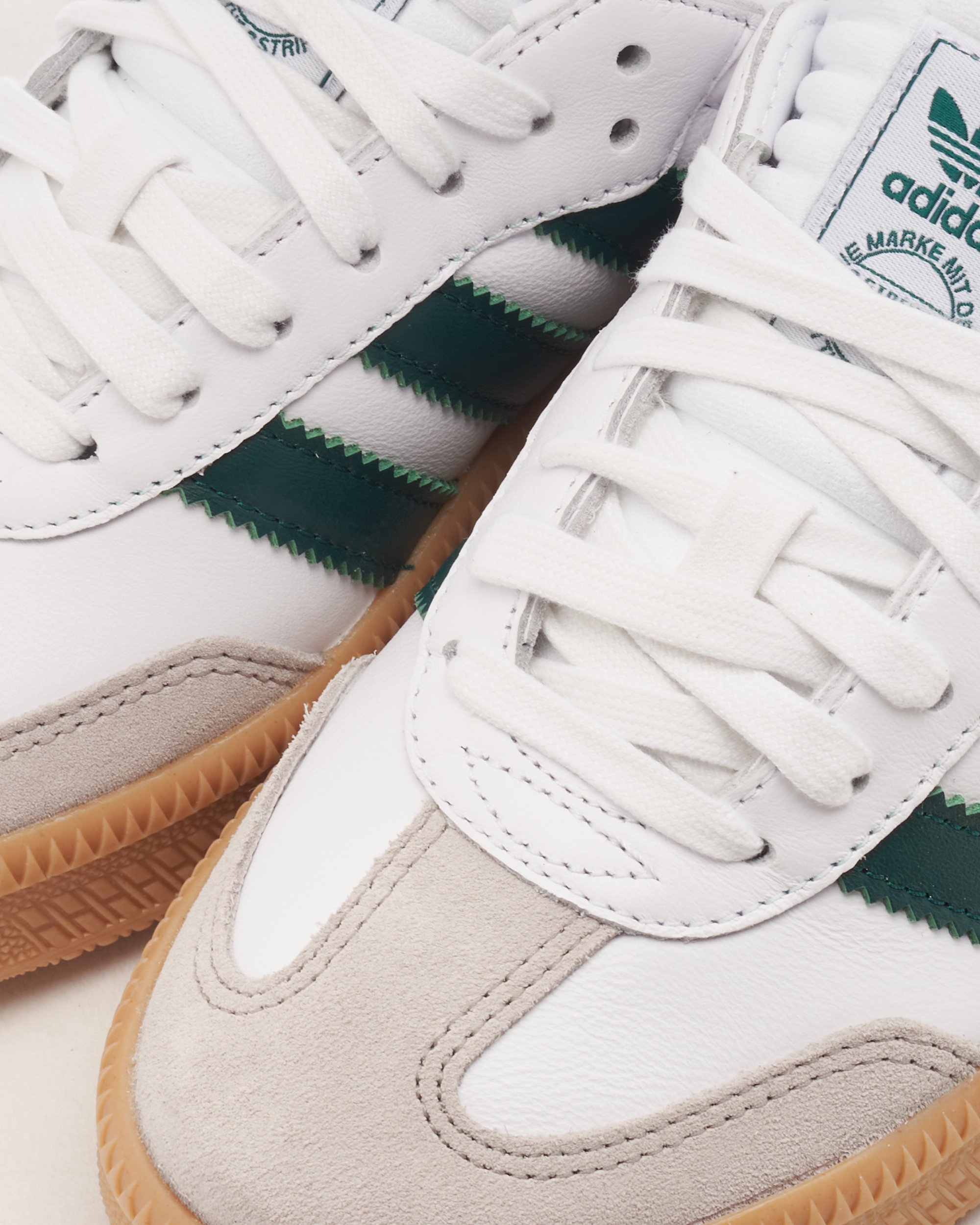 Adidas samba og white collegiate green vapour green online