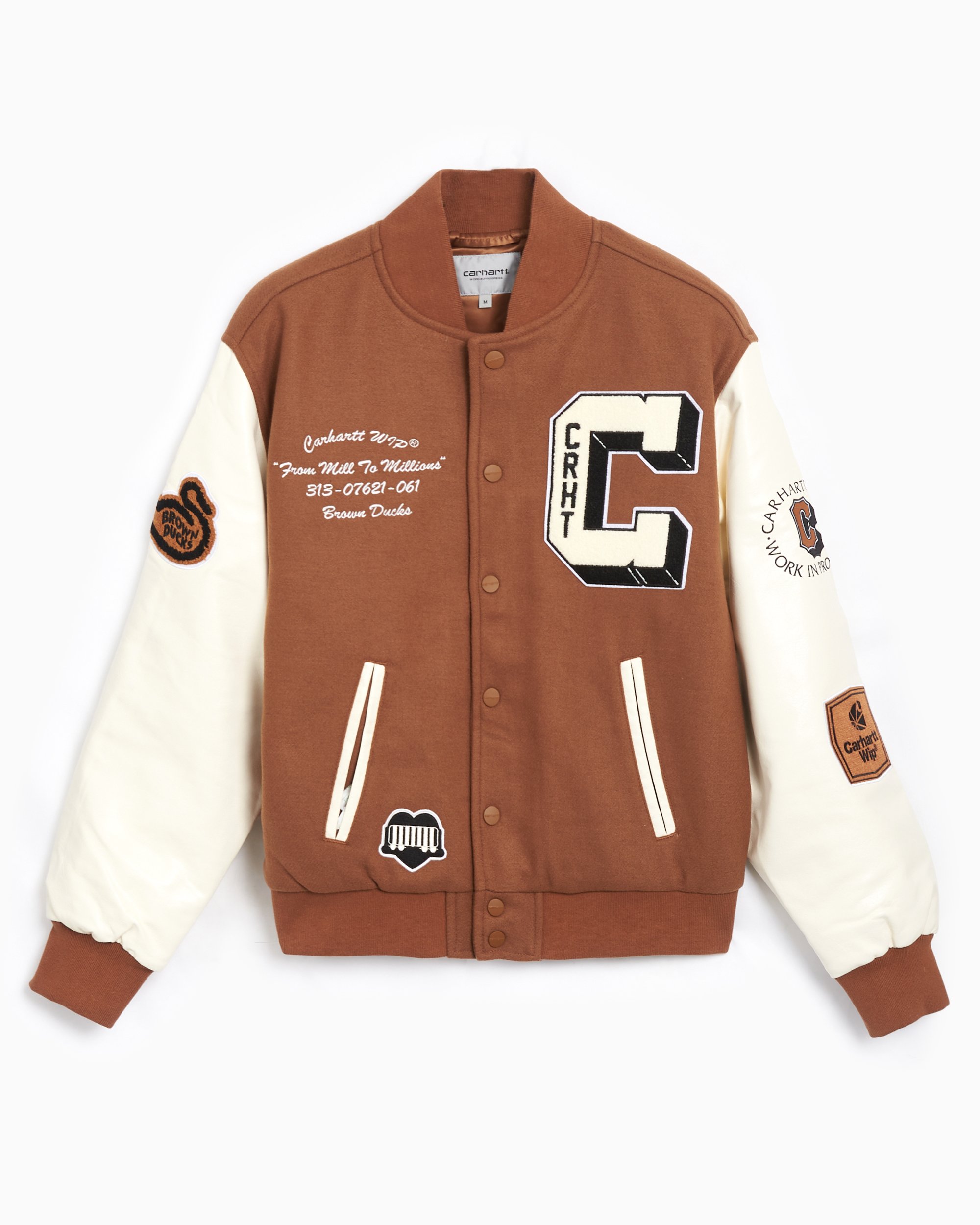 Duck bomber jacket top