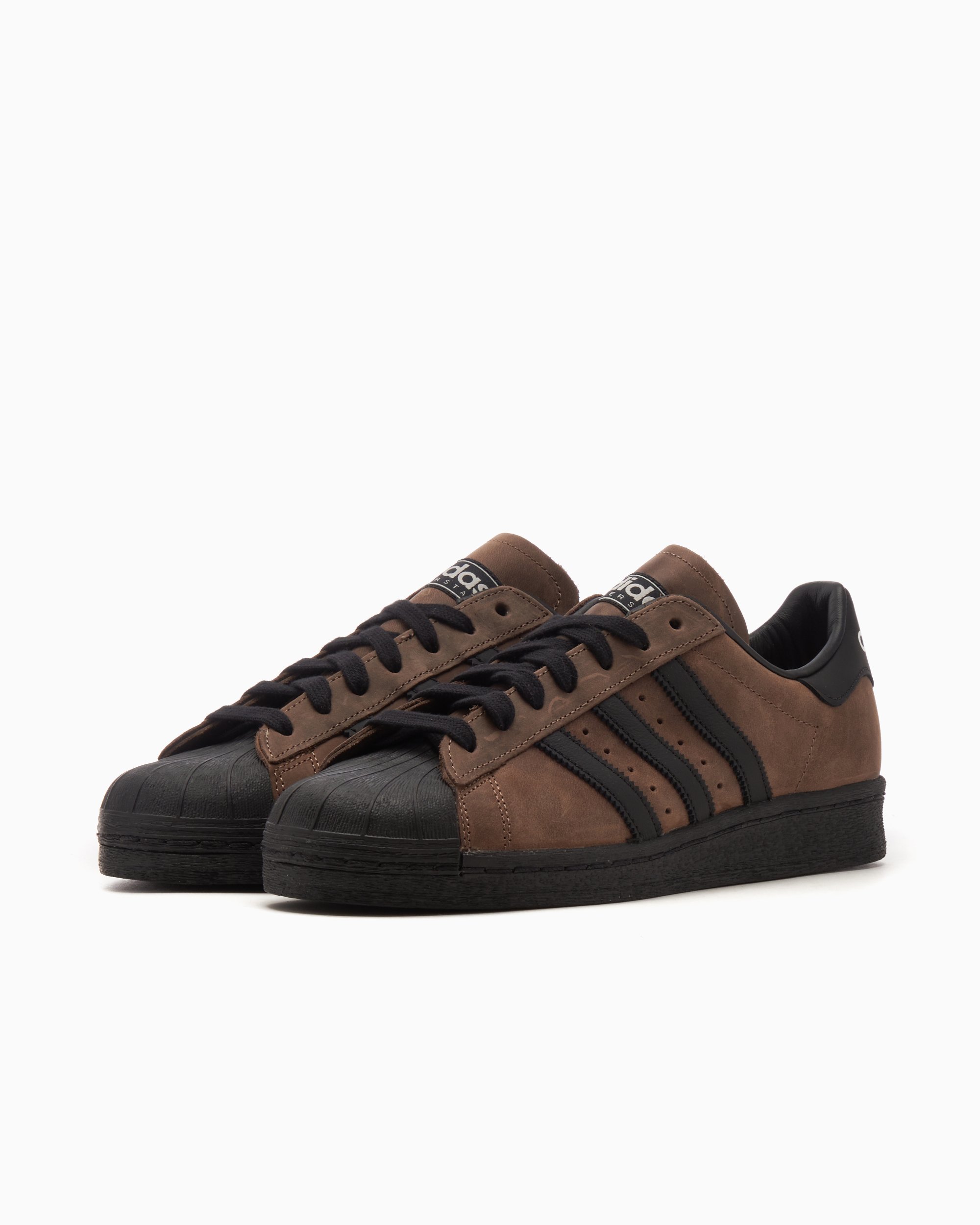 Adidas superstar hombre marrón clearance
