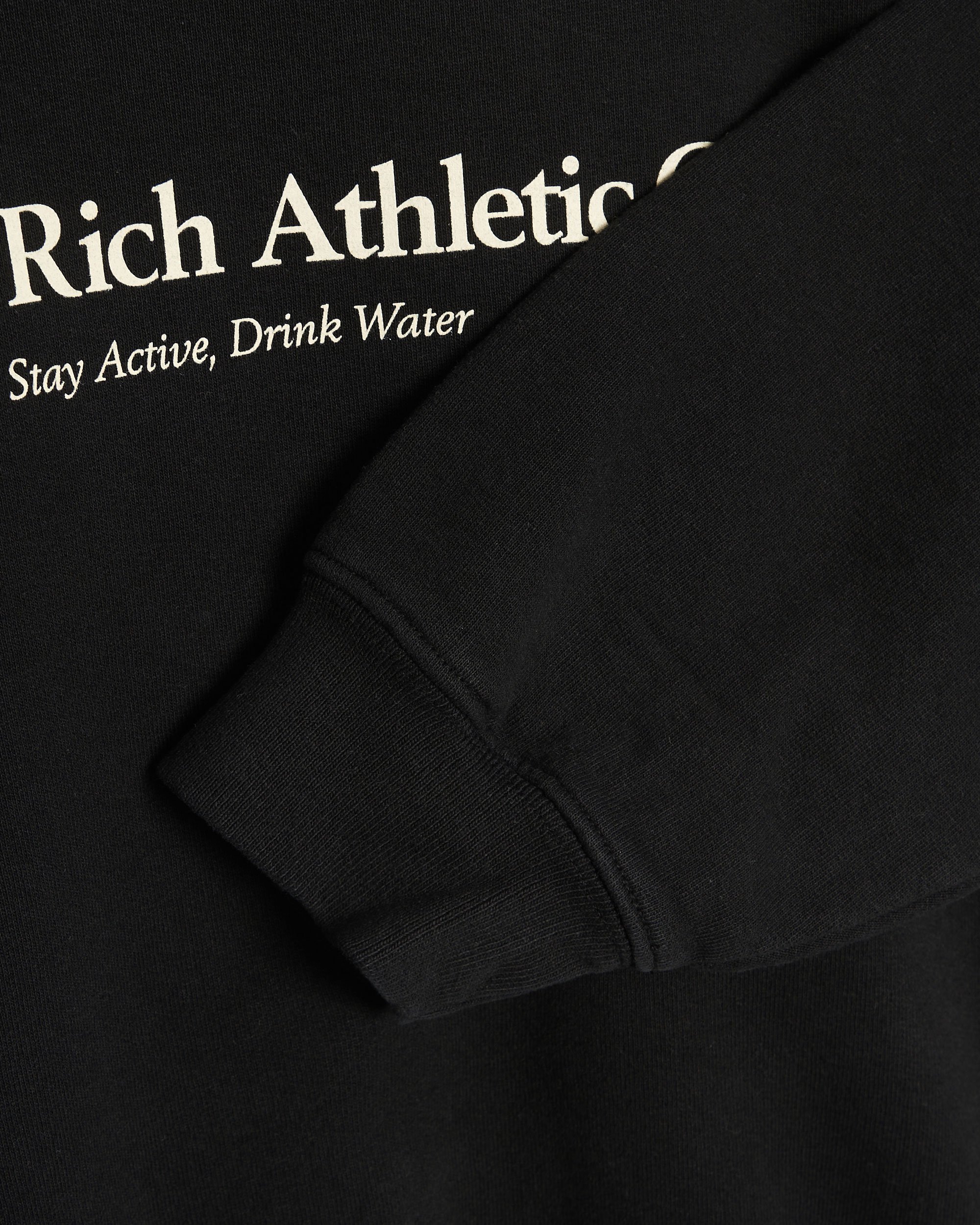 Sporty & Rich Athletic Club Women's Cropped Sweatshirt Preto