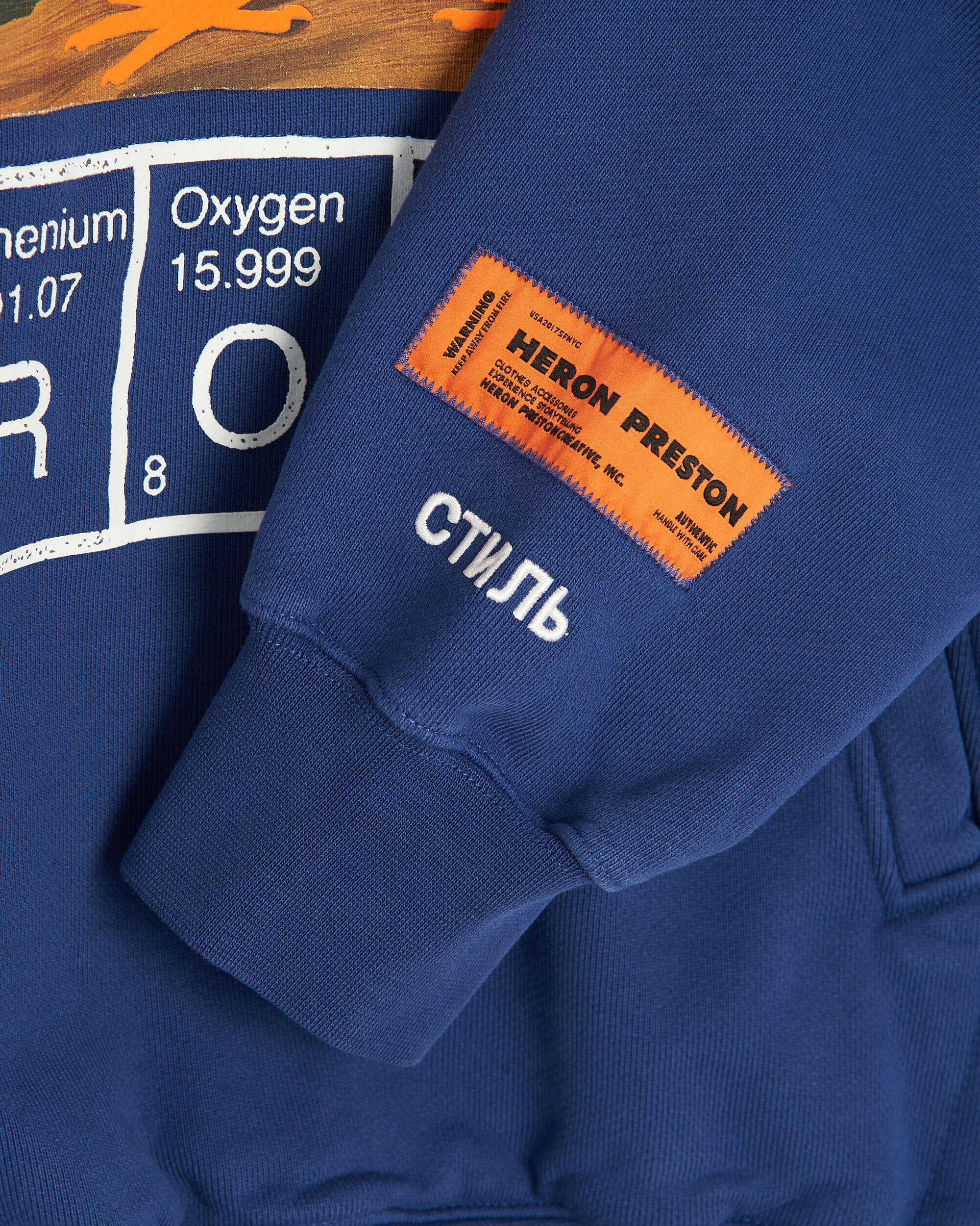 Heron preston handle with on sale care hoodie