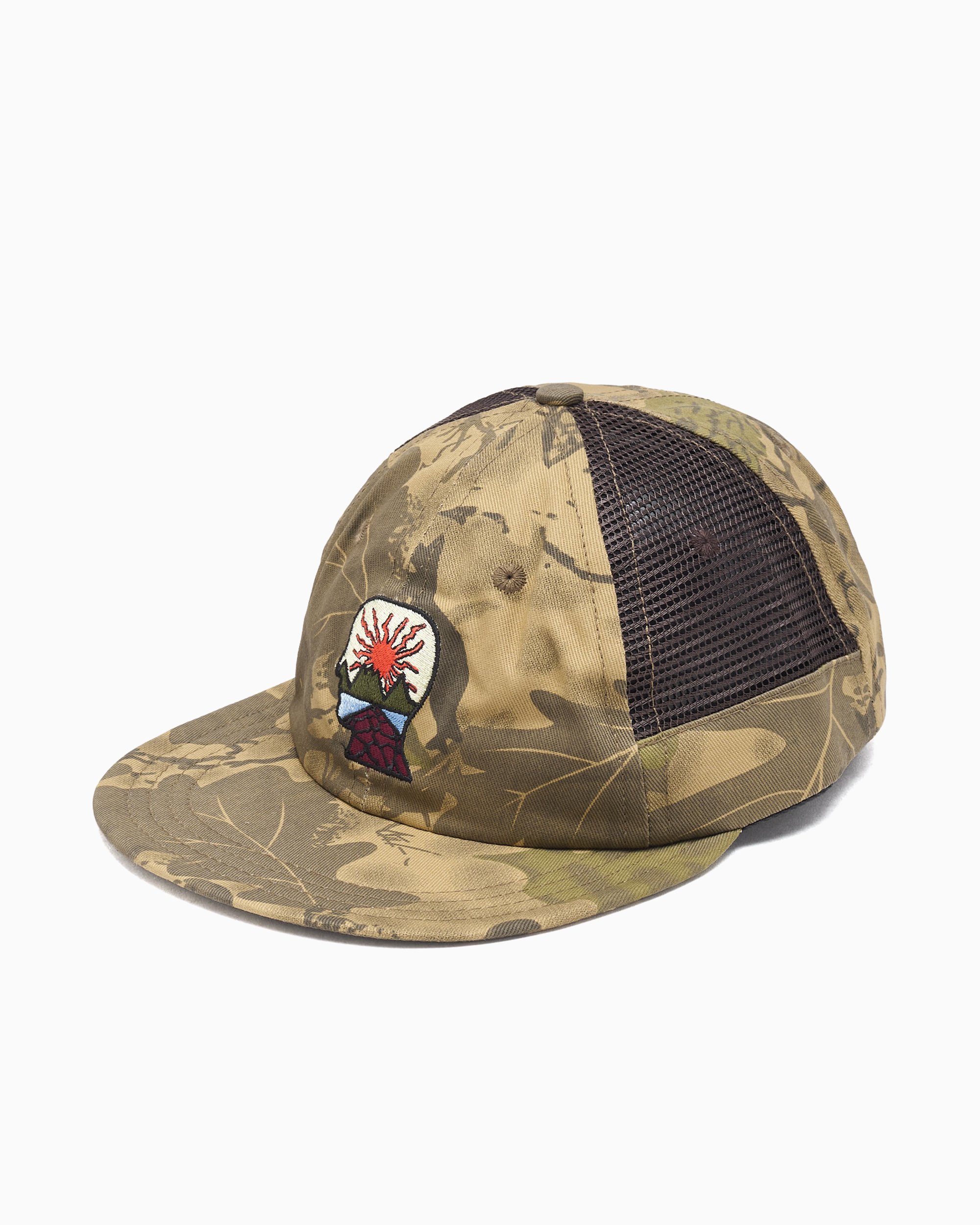 Brain Dead Mesh Panel Unisex Cap Green BDF25H010046-FEAFCAMO