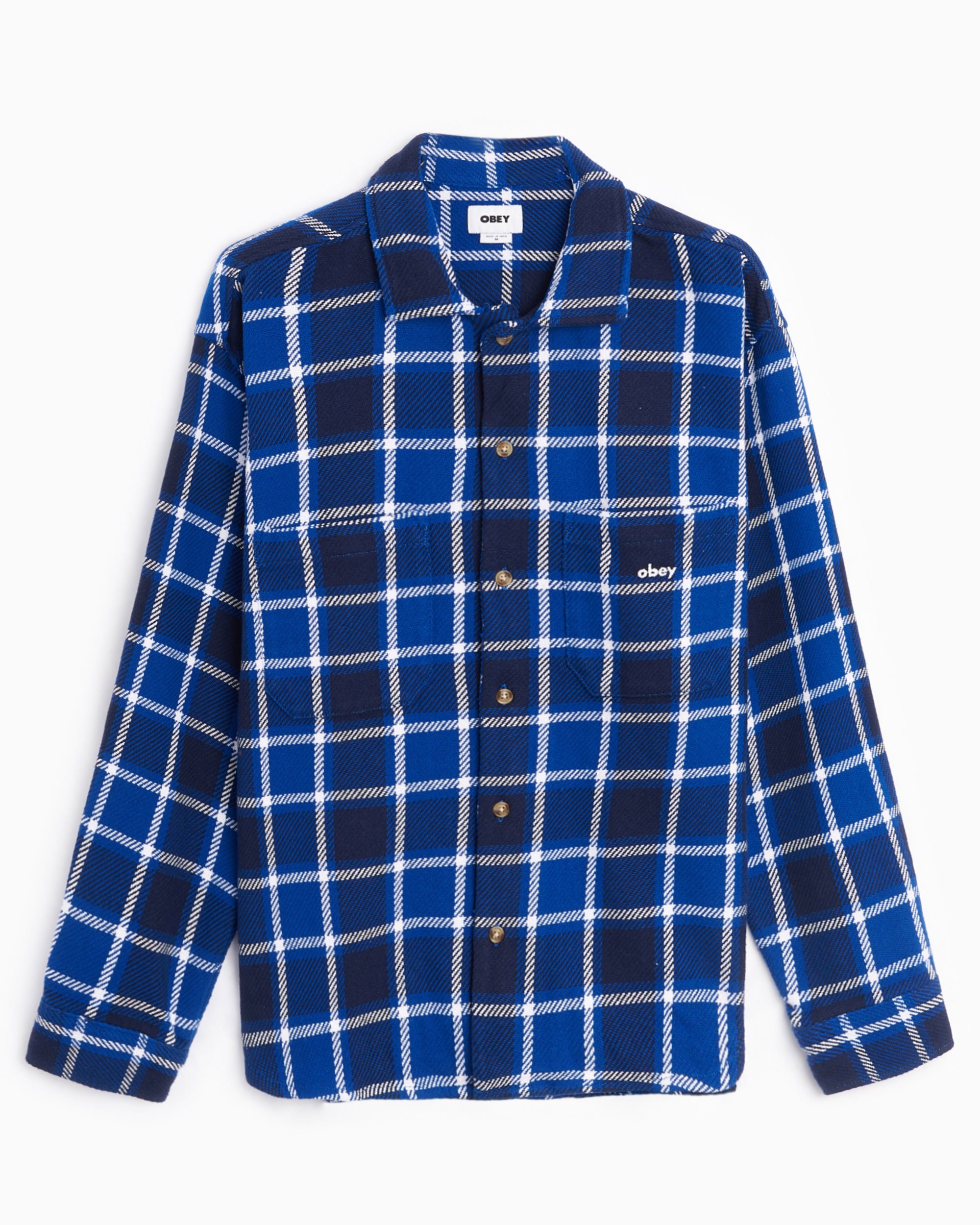 Plaid blue shirt deals