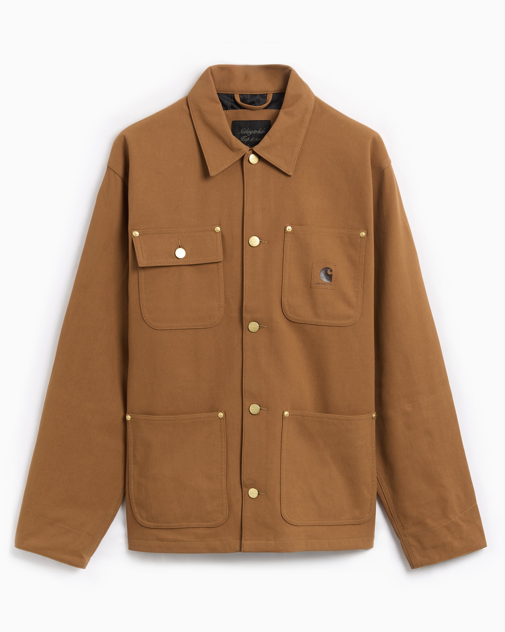 Carhartt WIP Suede Michigan Unisex Jacket Marron I033717 HZXX FOOTDISTRICT