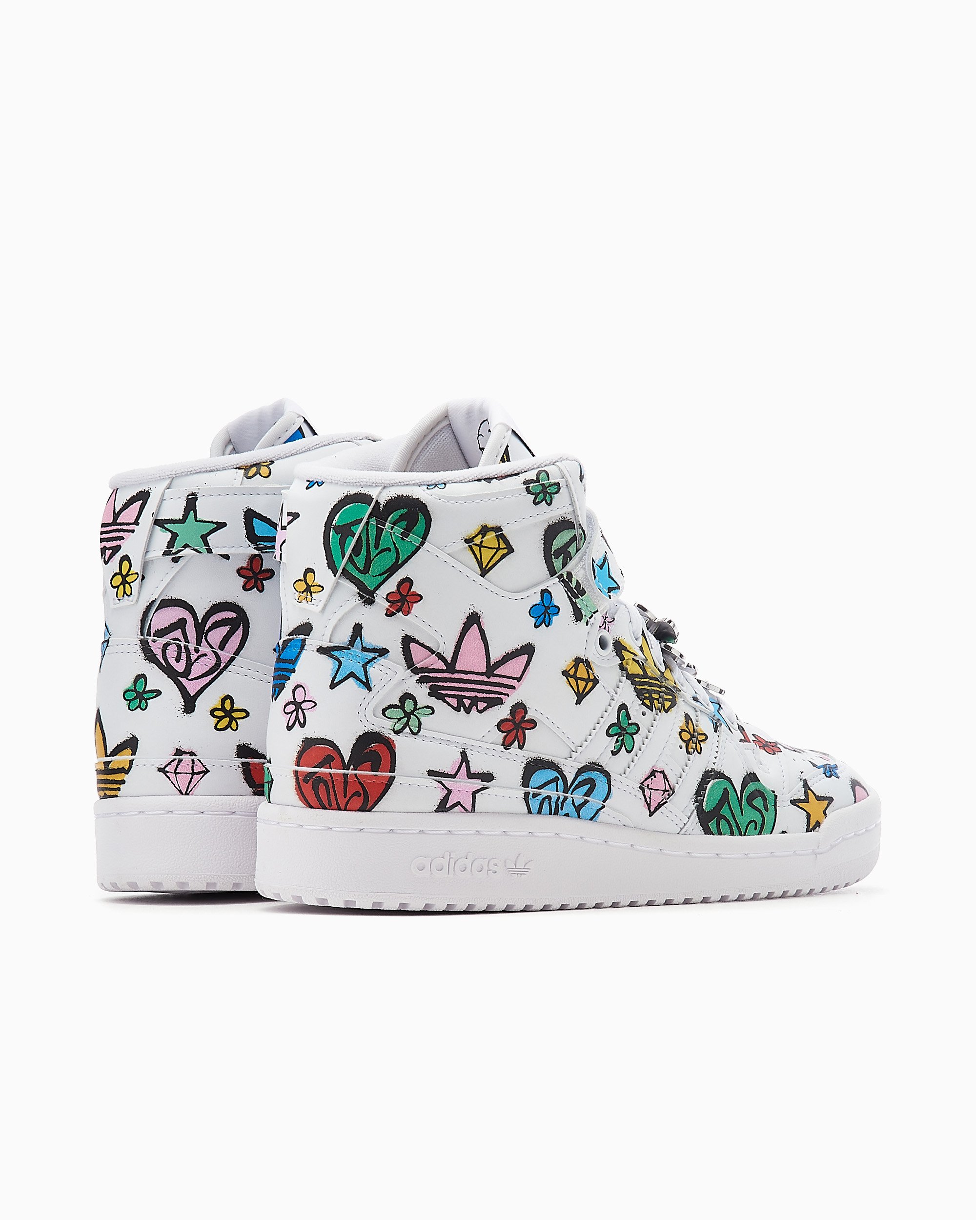 Adidas jeremy scott heren rood sale