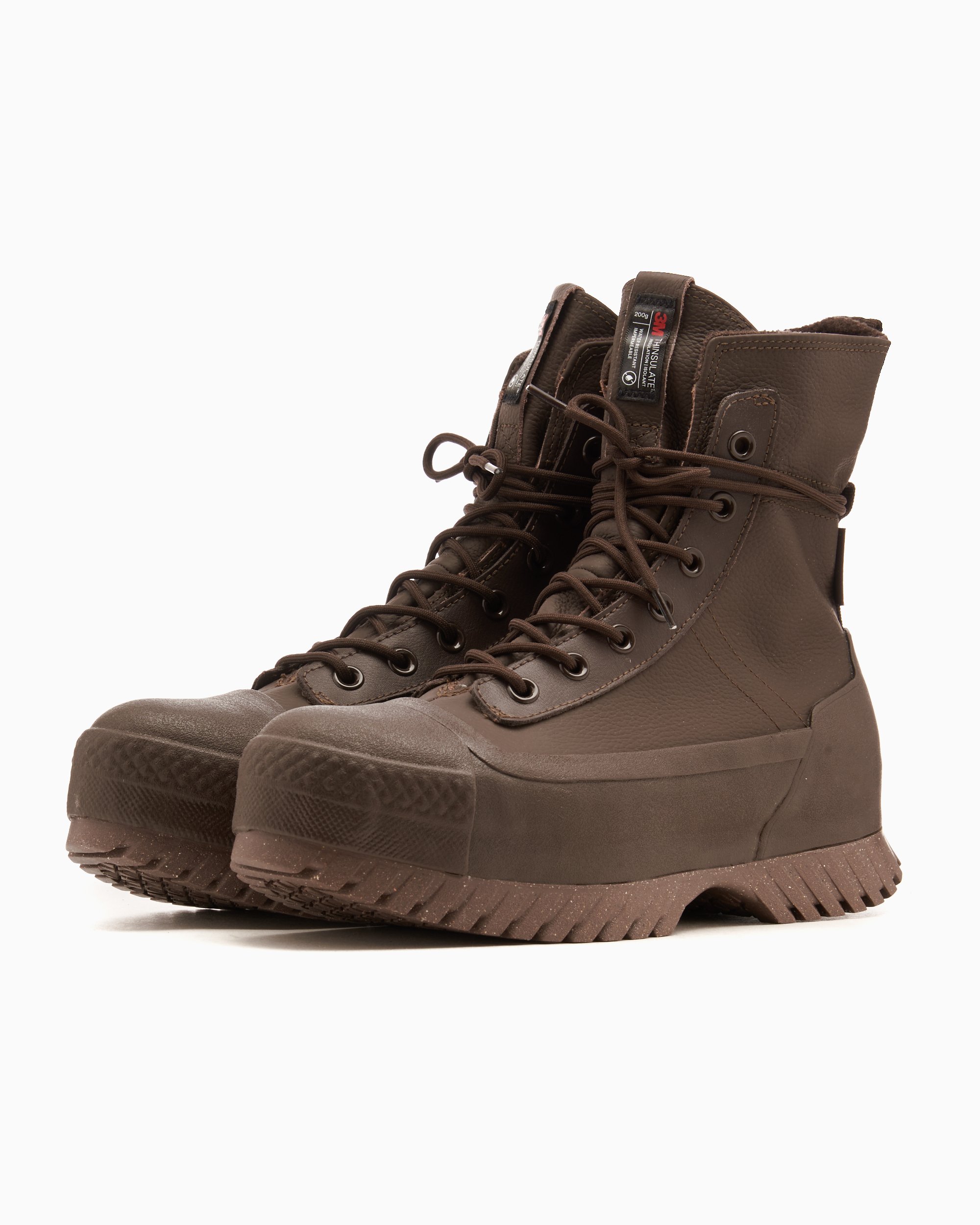 Converse Chuck Taylor All Star Lugged 2.0 X High Waterproof Leather Brown A10376C FOOTDISTRICT