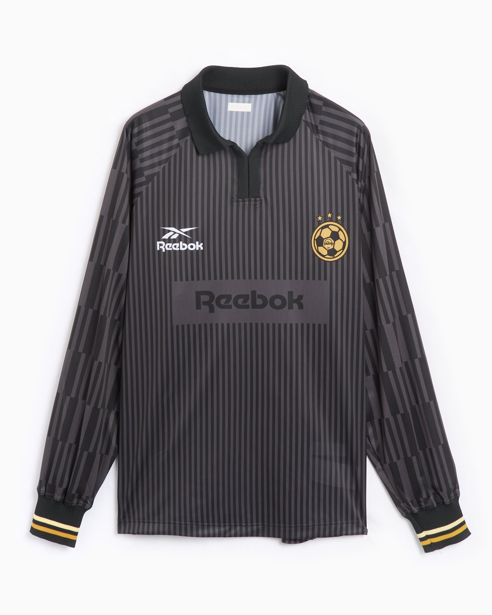 Reebok Soccer 22 Men's Graphic Long Sleeve T-Shirt Black
