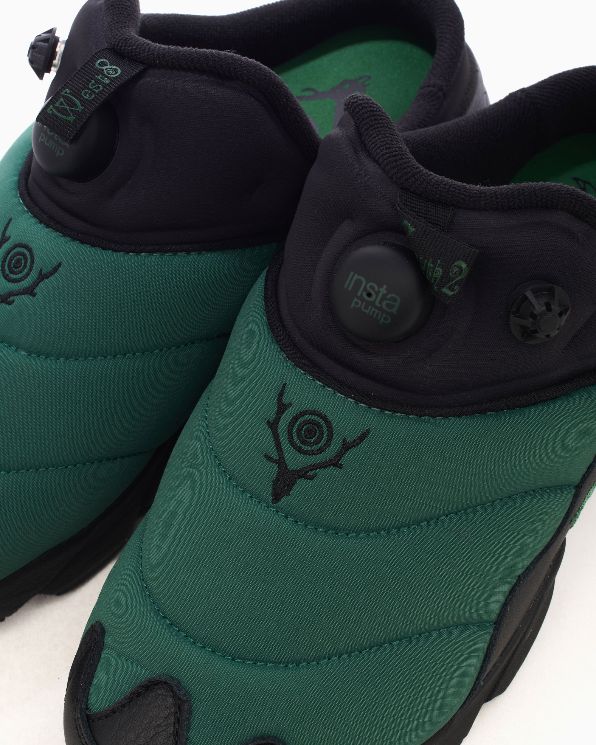 Reebok x South2 West8 Instapump Fury Mule Green Reebok x South2 West8 Instapump Fury Mule Green