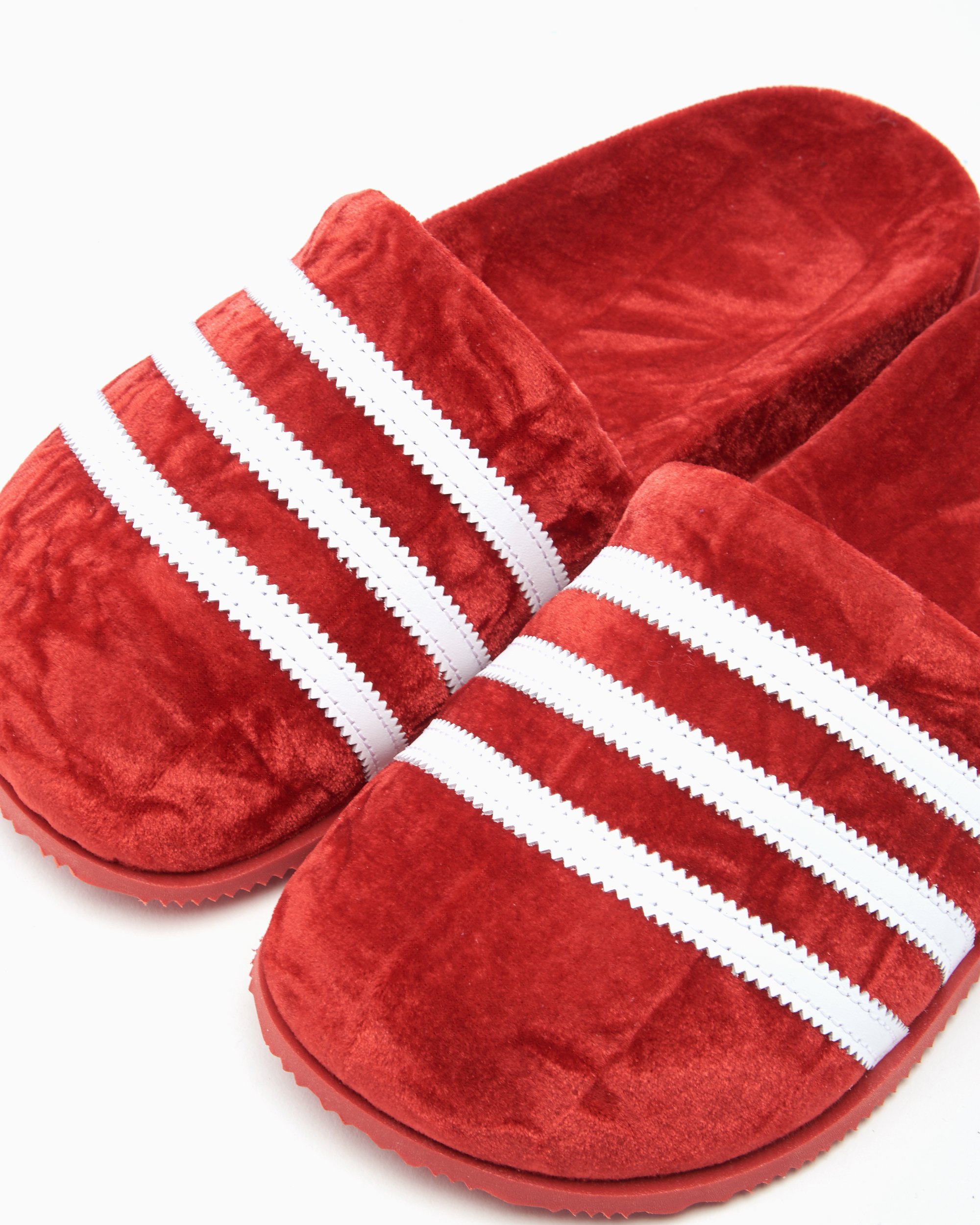 Adidas velour slides hot sale