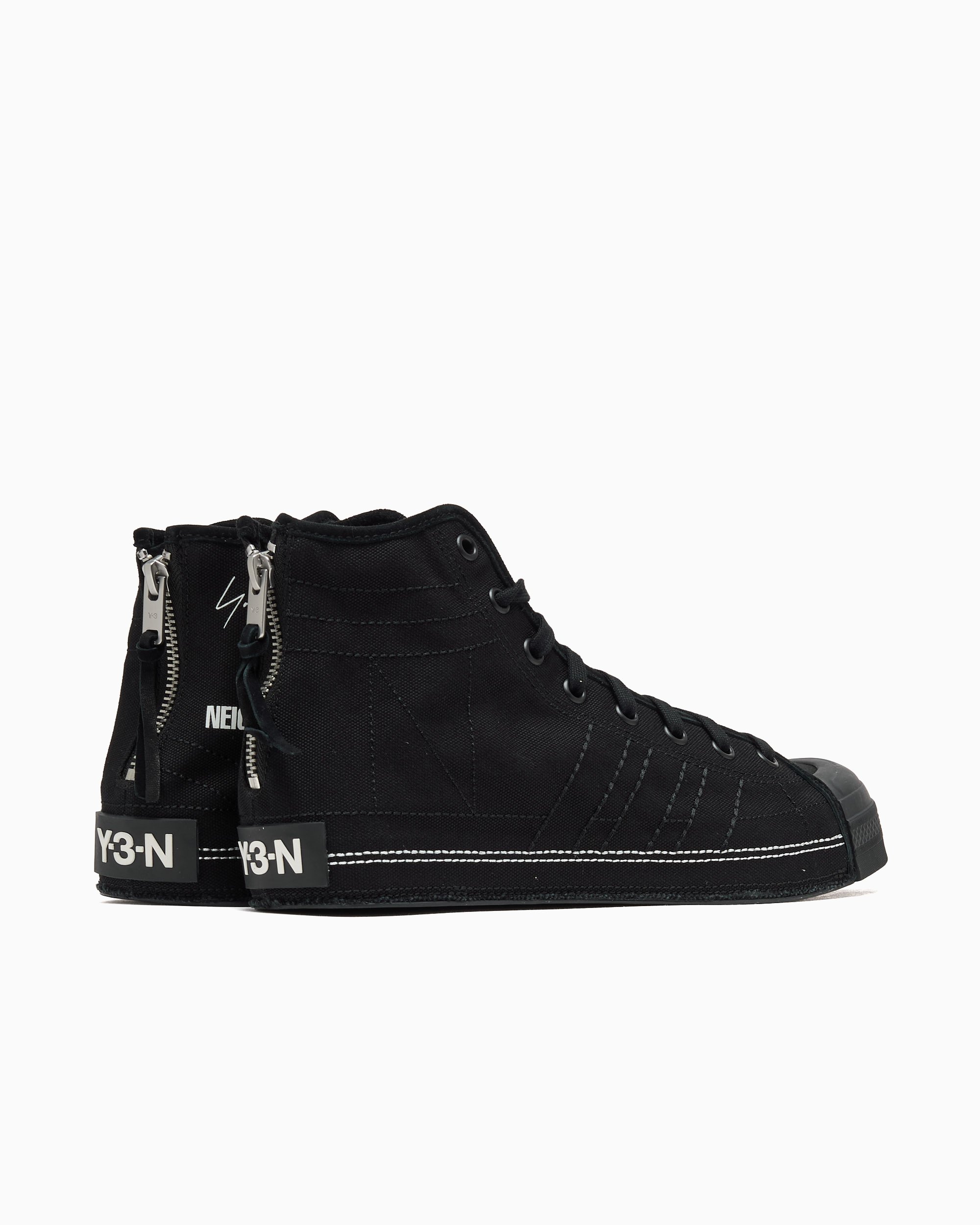adidas Y-3 x Neighborhood Nizza Hi Black JP6454 | FOOTDISTRICT