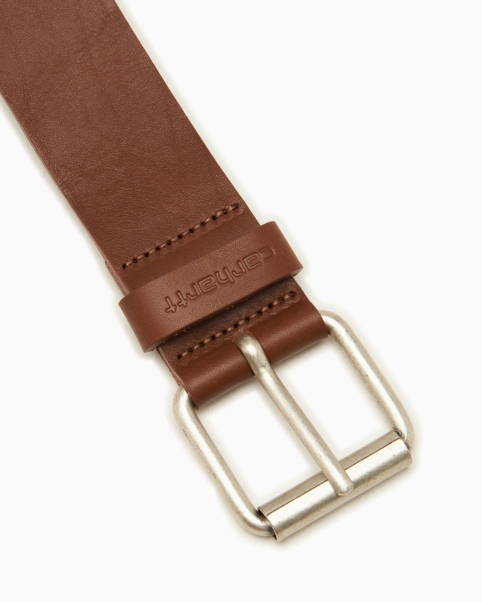Carhartt WIP Script Unisex Leather Belt Brown I030992-14EXX| Buy