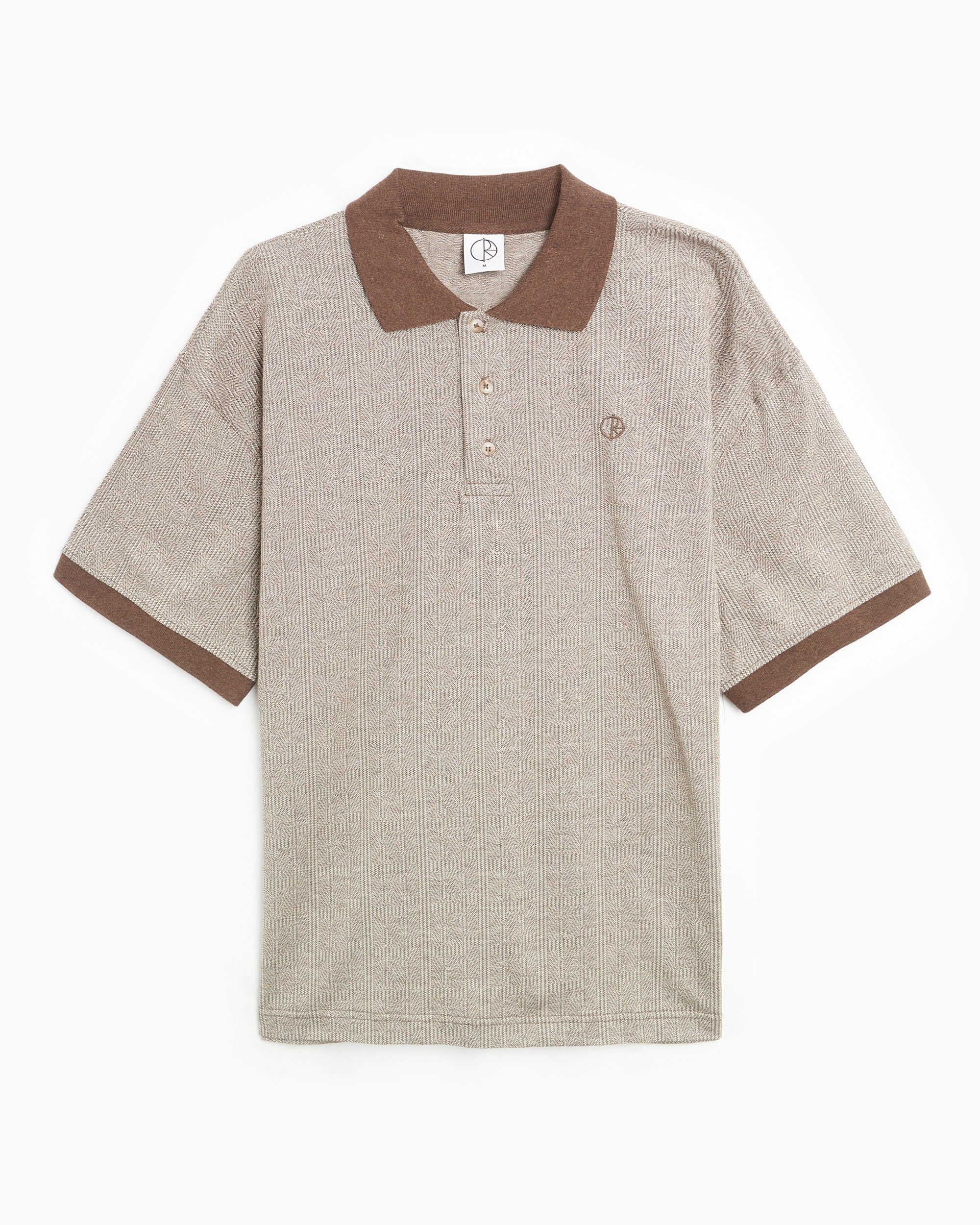 Polar Skate Co. Surf Men s Polo Brown PSC SP24 61 FOOTDISTRICT