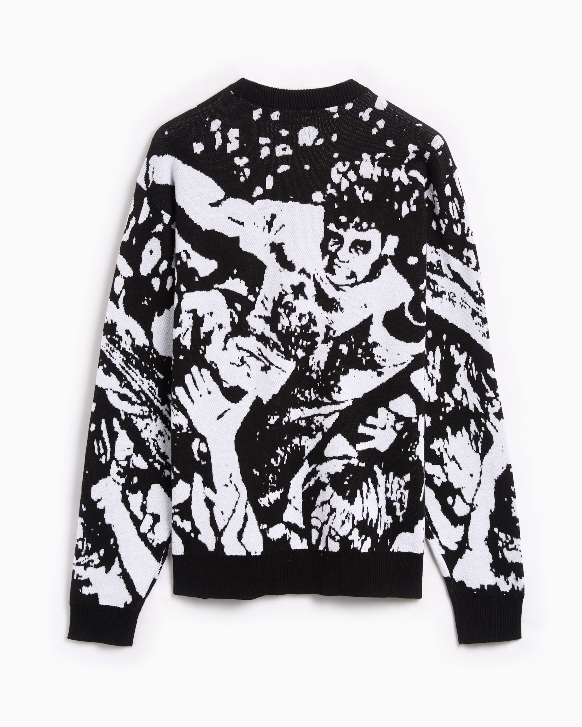 OBEY Clothing Crowd Surfing Men s Sweater Black White 151000082