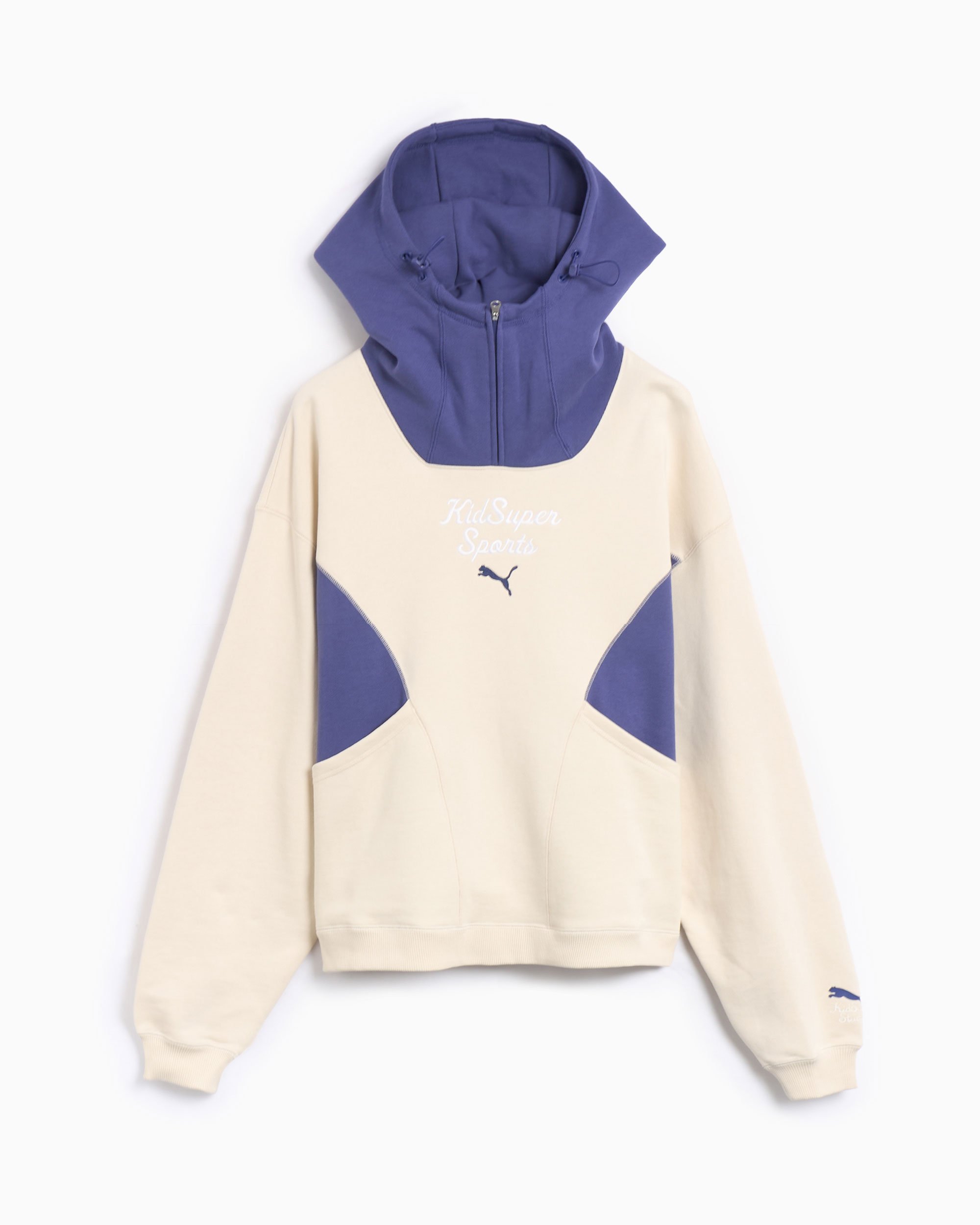 人気ブランド 海外通販 - 国内入手困難 x Puma KidSuper 630932-87 White Hoodie Men's Progressive 海水魚用品