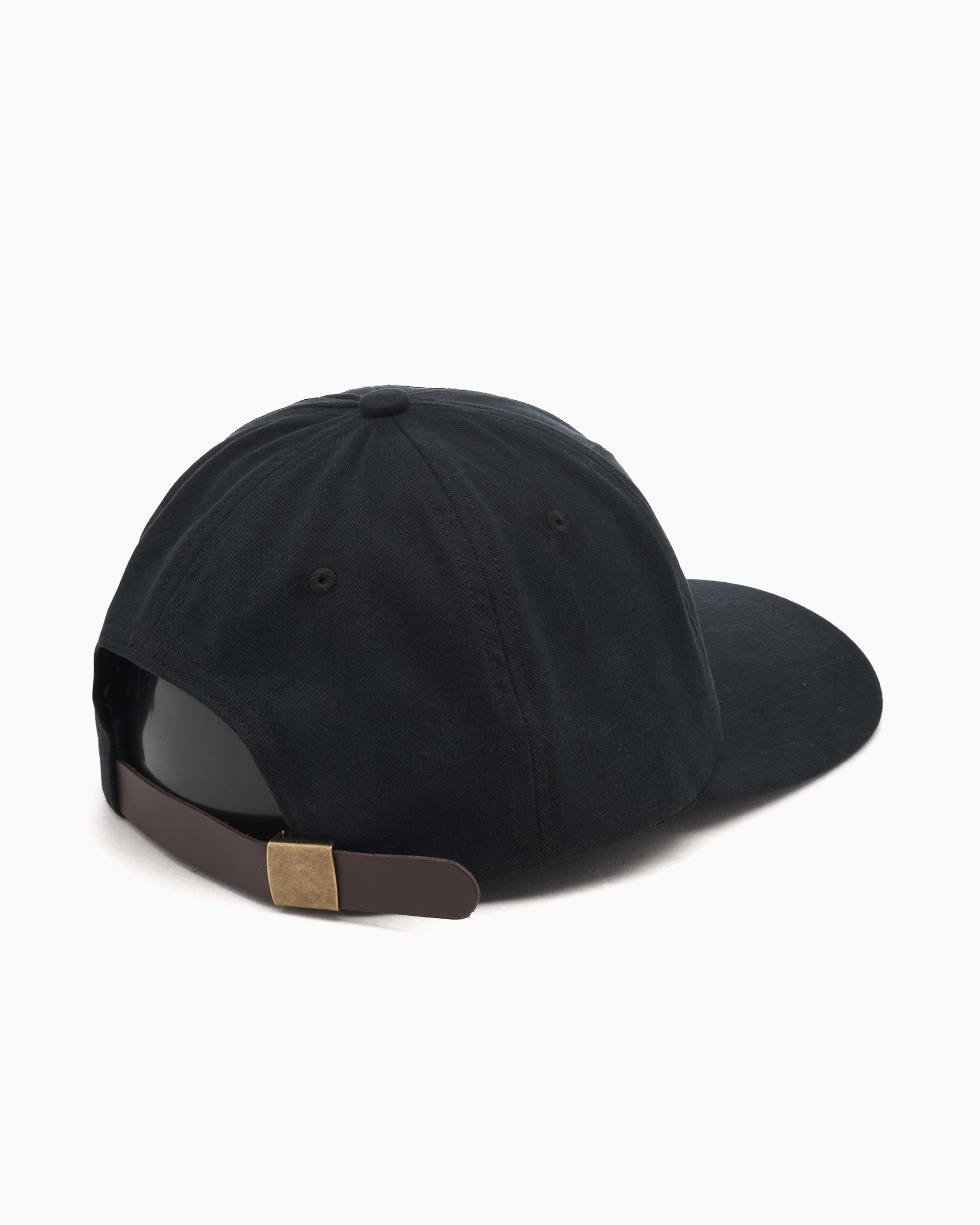 Pop Trading Company O 6 Panel Unisex Cap Black POP_NOS-009 Pop Trading Company O 6 Panel Unisex Cap Black POP_NOS-009