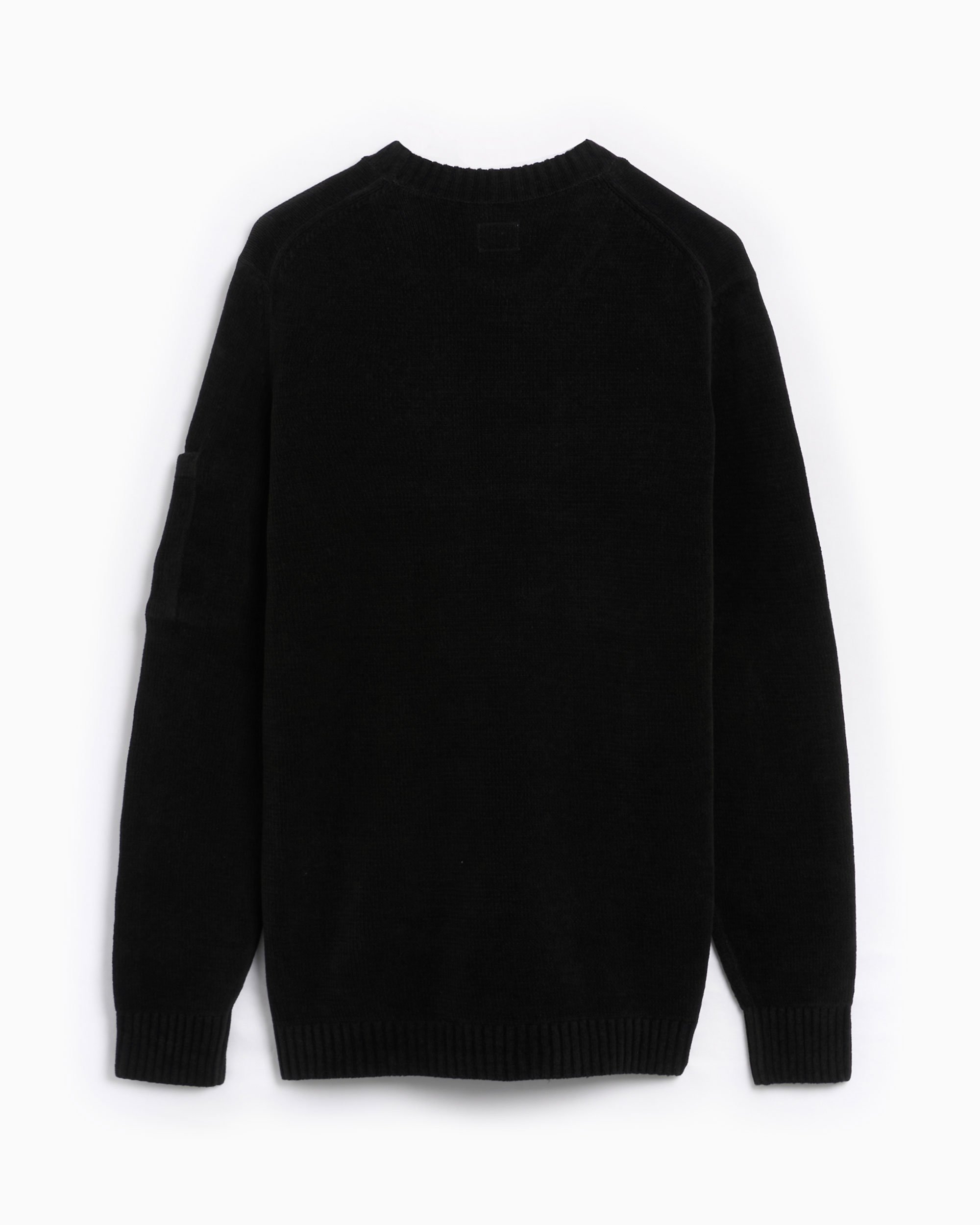 CP Company Men s Chenille Sweater Black 16CMKN187A005687G 999 Buy