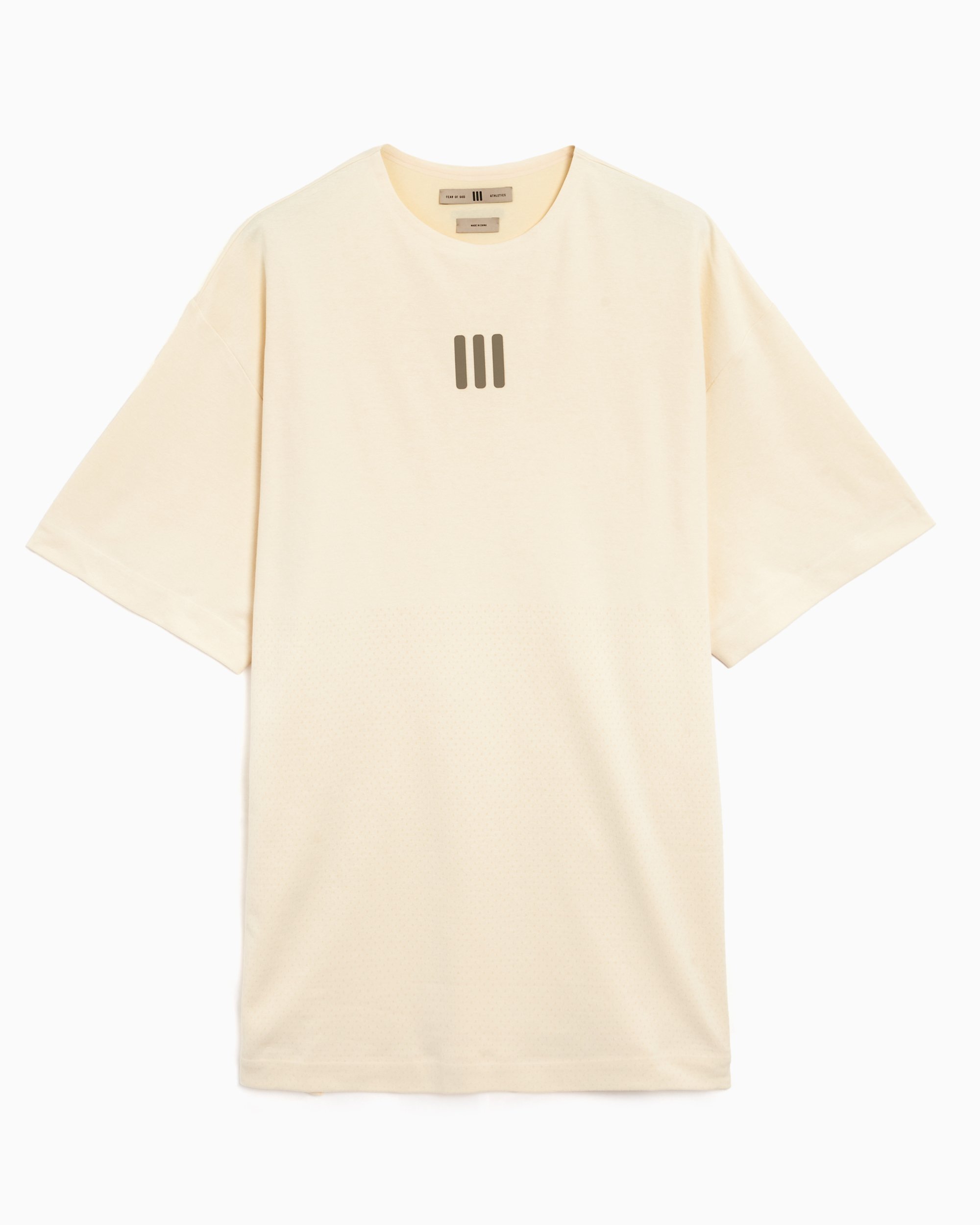 adidas Originals x Fear of God ATHLETICS TR Men s T Shirt Yellow IM6080 FOOTDISTRICT