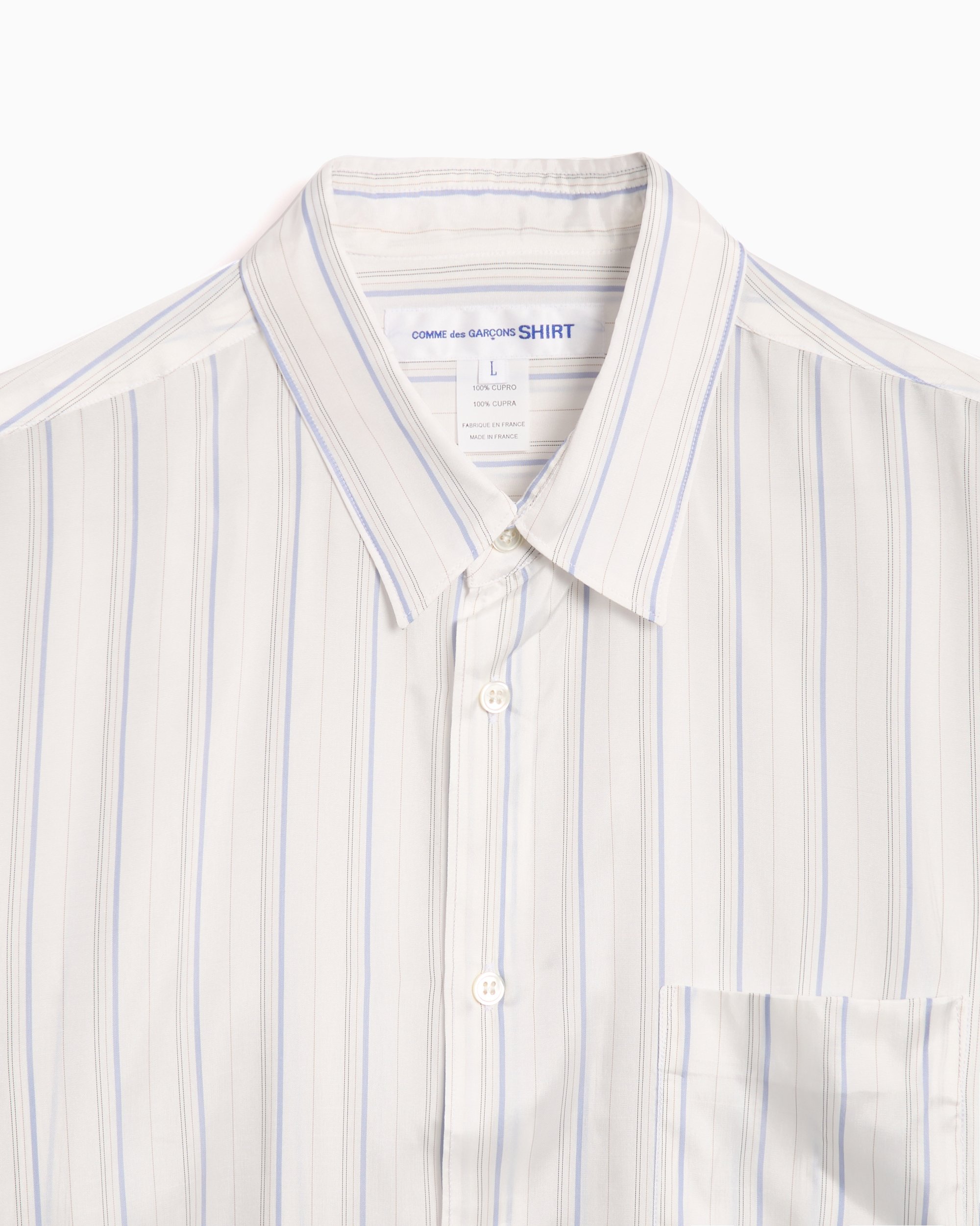 Comme Des Garçons Shirt Men's Shirt White FZ-B142-PER-2