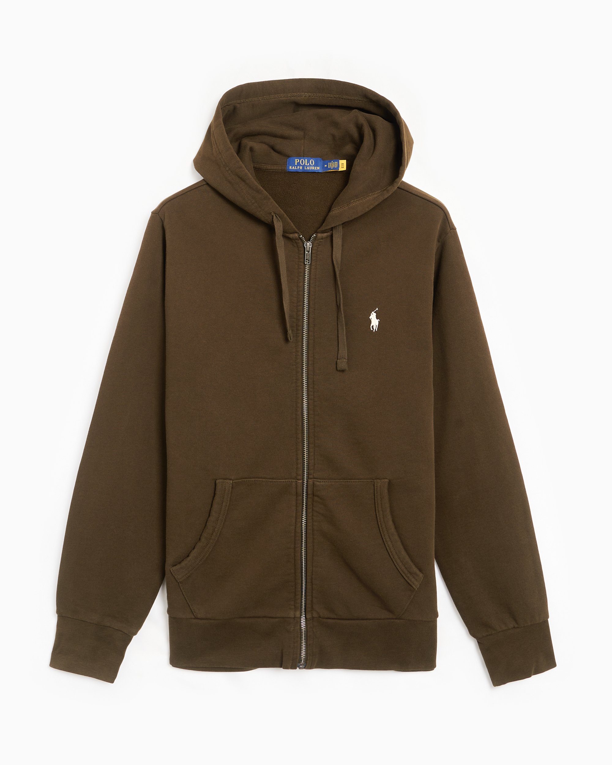 Polo Ralph Lauren Logo Men's Zip Hoodie Bruin 710916692015 | FOOTDISTRICT