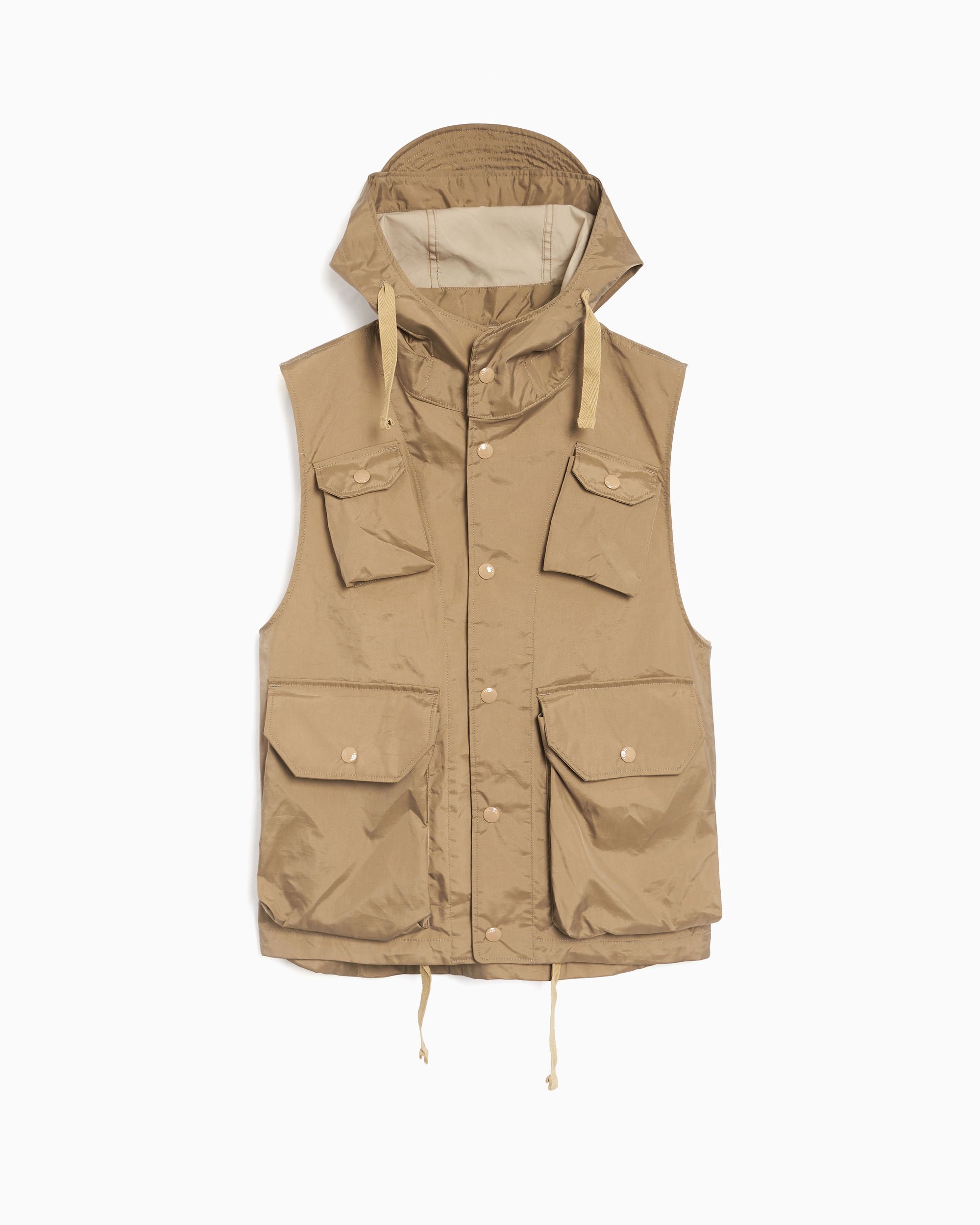 Engineered Garments Men's 3 Layers Nyco Cloth Field Vest